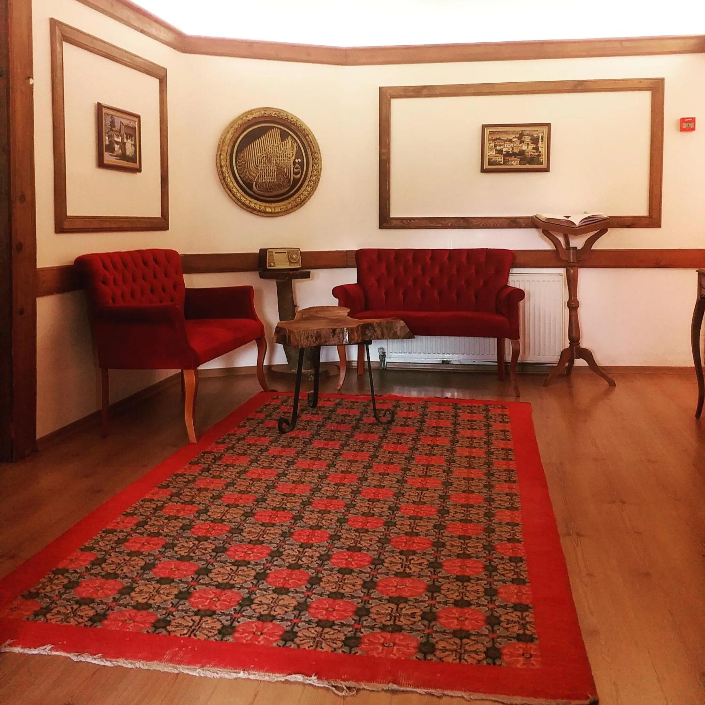 Seating area in Cesmeli Konak Garden