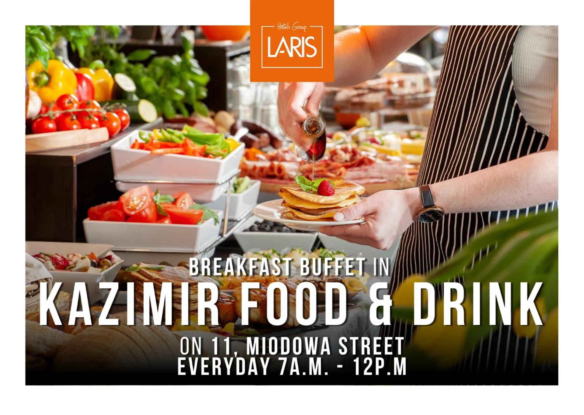 Buffet breakfast in Aparthotel Globus Self-Check in