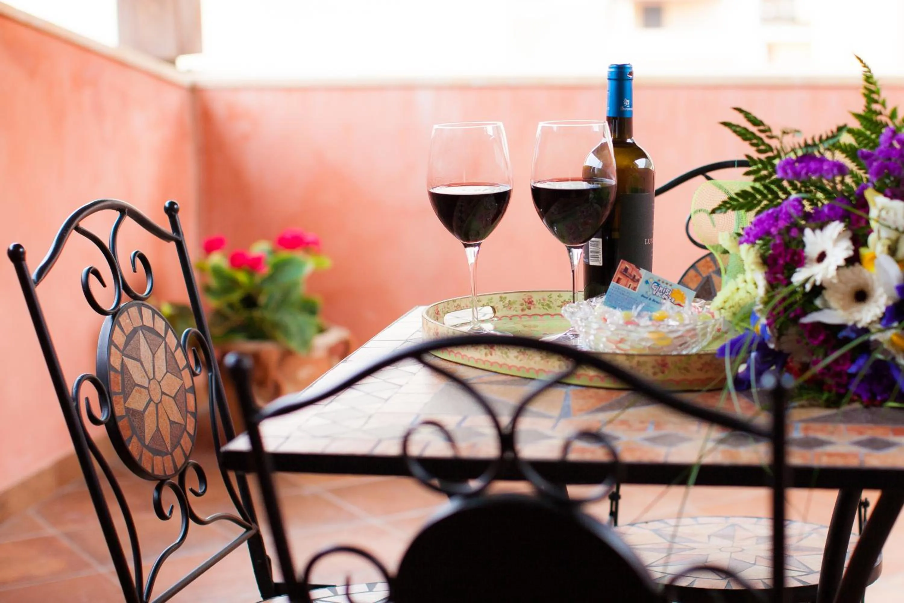 Balcony/Terrace in B&B Cinisi Vacanze