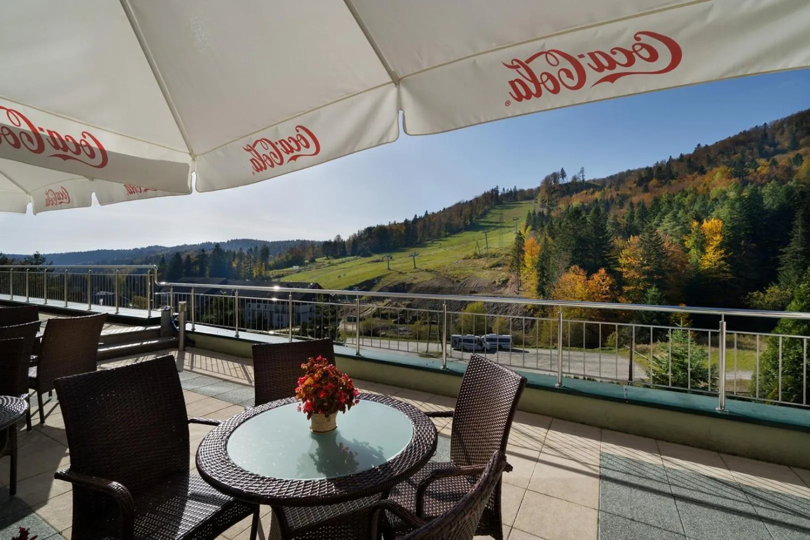 Balcony/Terrace in Hotel Pegaz