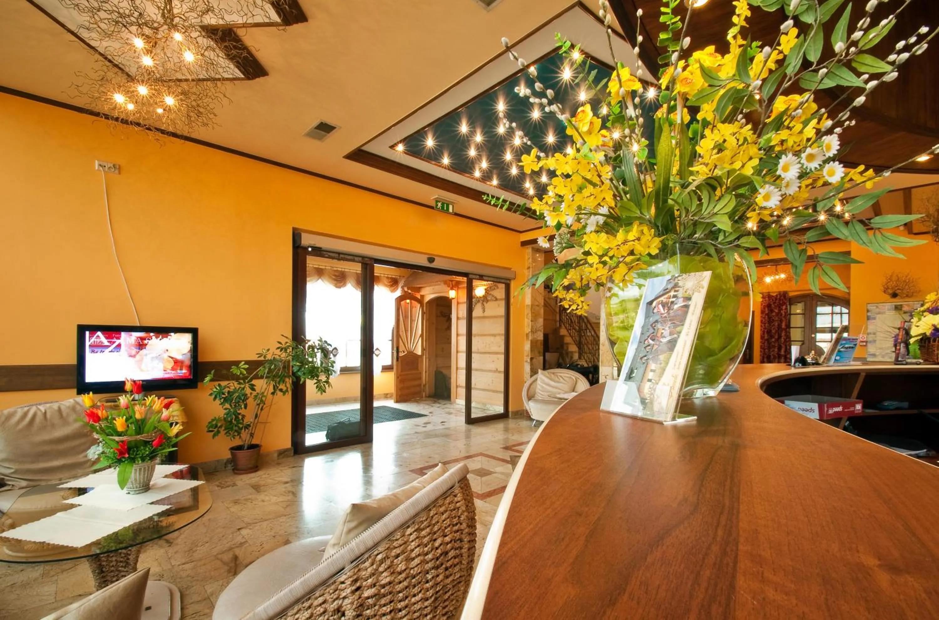 Lobby or reception in Skalny Dworek