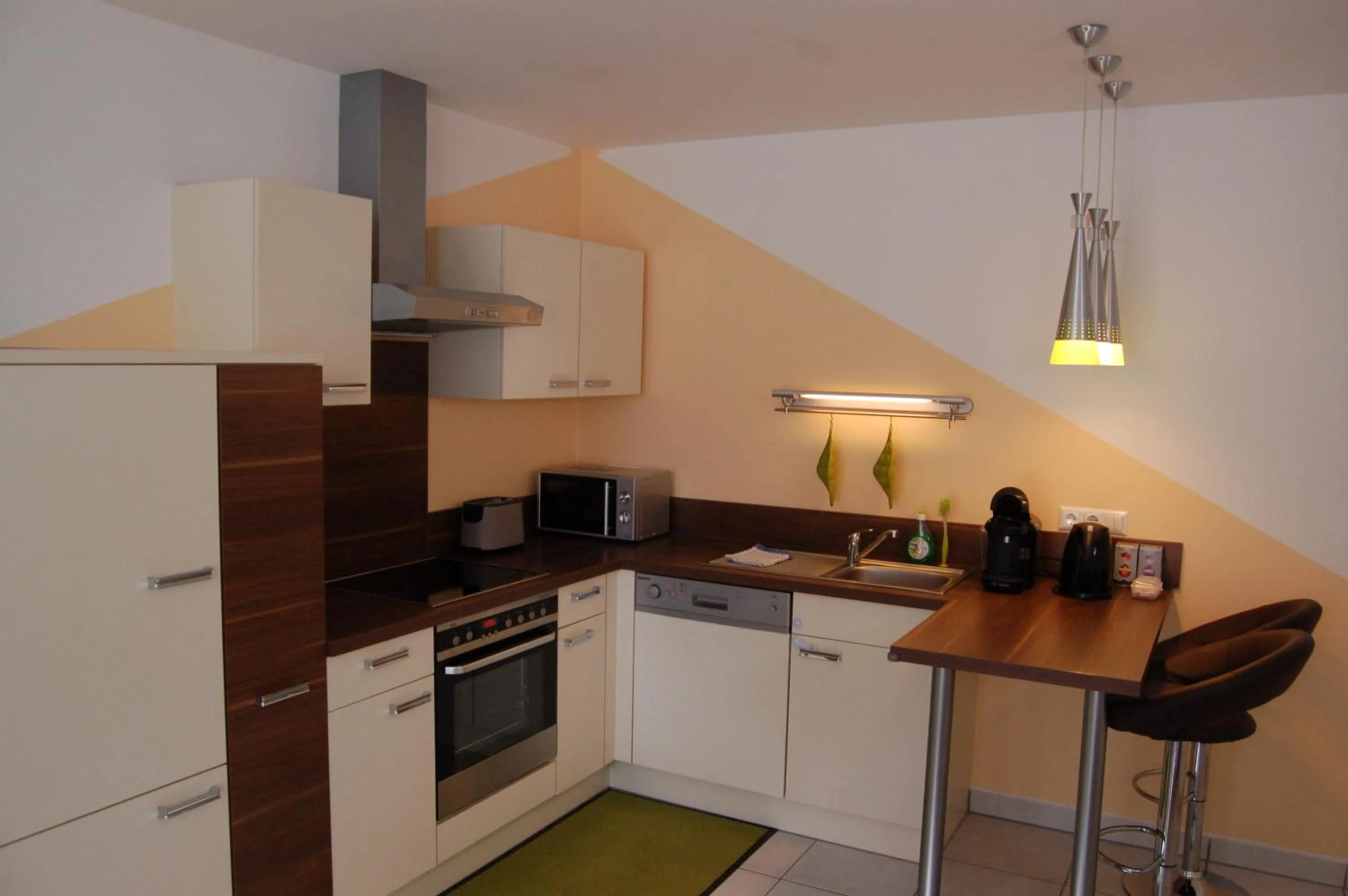 Kitchen or kitchenette in Ferienwohnung Frate