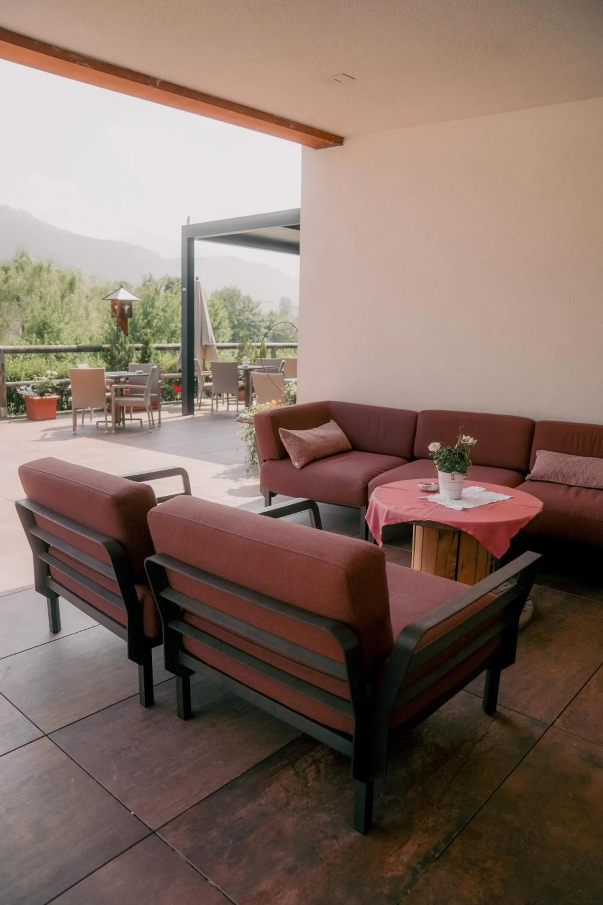 Balcony/Terrace in Olimpionico Hotel