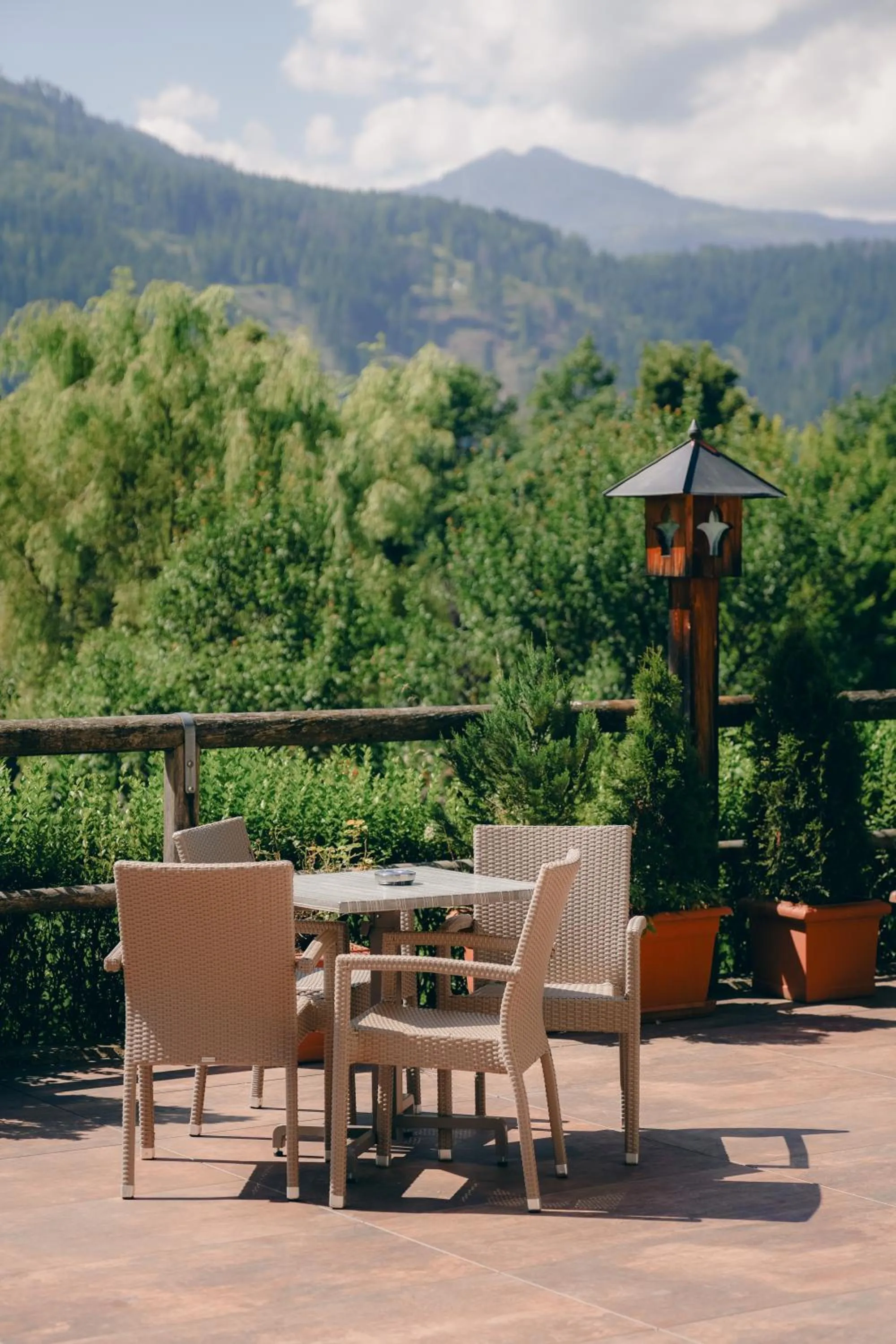 Balcony/Terrace in Olimpionico Hotel