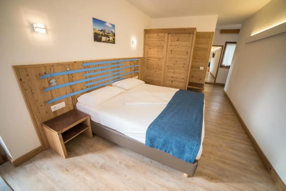 Bed in Olimpionico Hotel