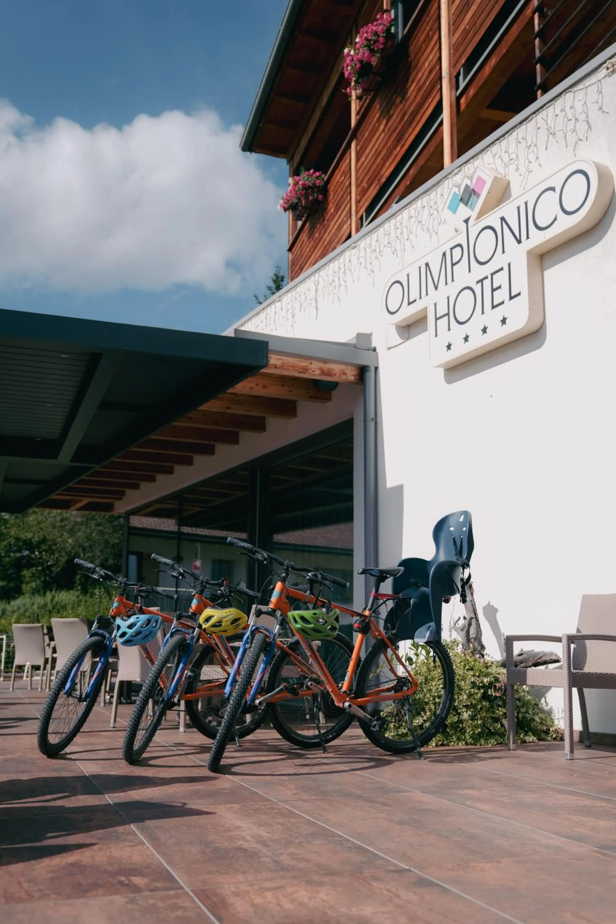 Balcony/Terrace in Olimpionico Hotel