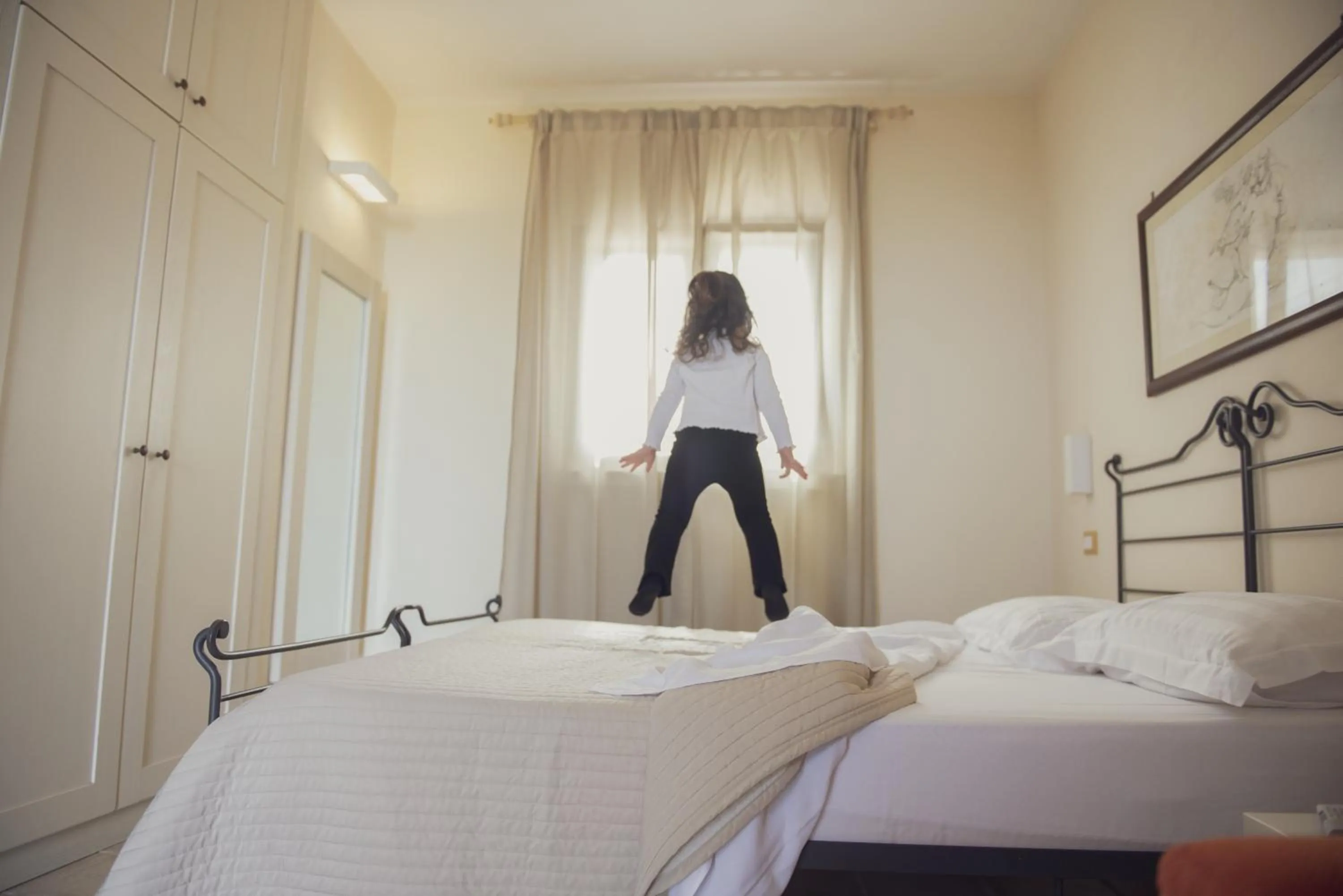 Bed in Corte Di Ferro Hotel & Wellness Resort