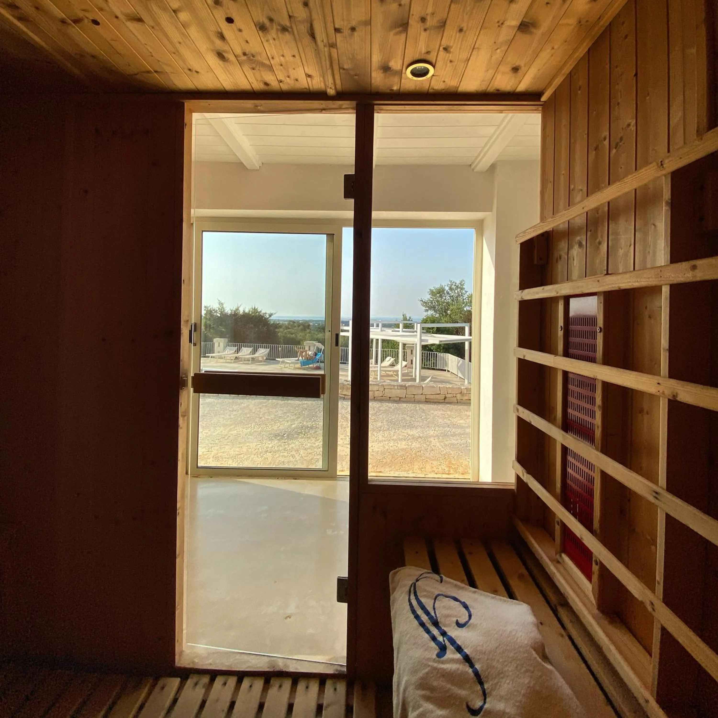 Sauna in Corte Di Ferro Hotel & Wellness Resort