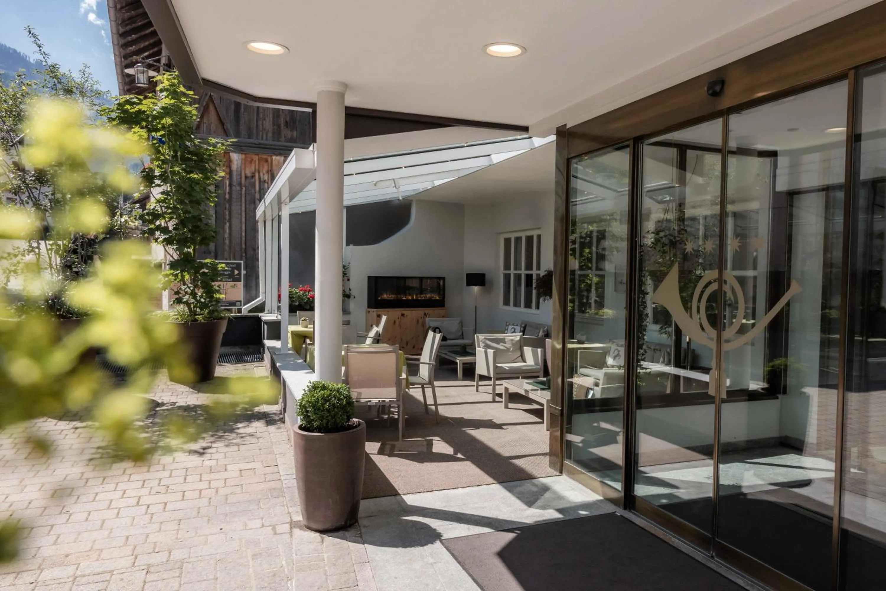 Facade/entrance in Hotel Post - Olang