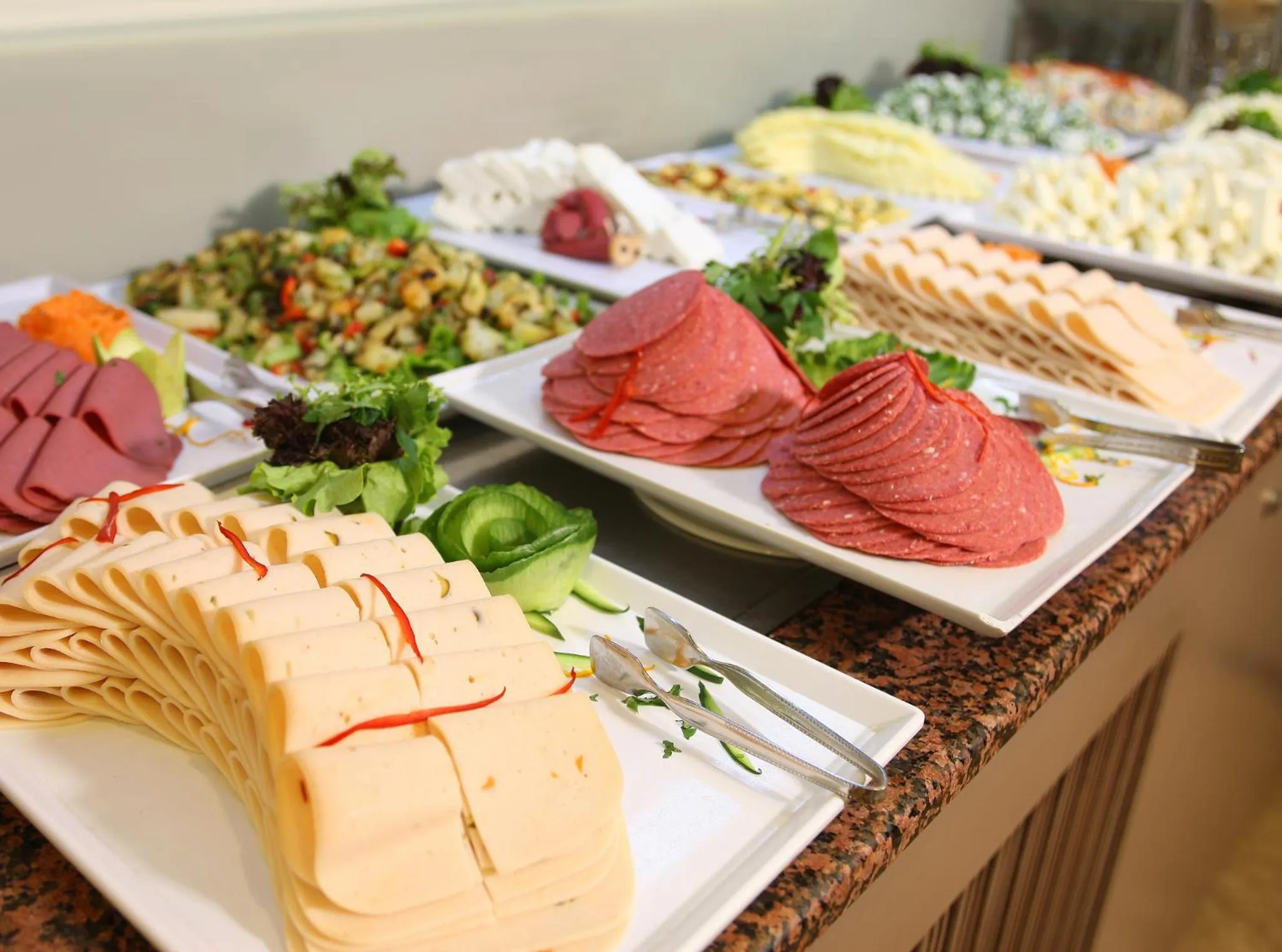 Buffet breakfast in The Parma Hotel Downtown