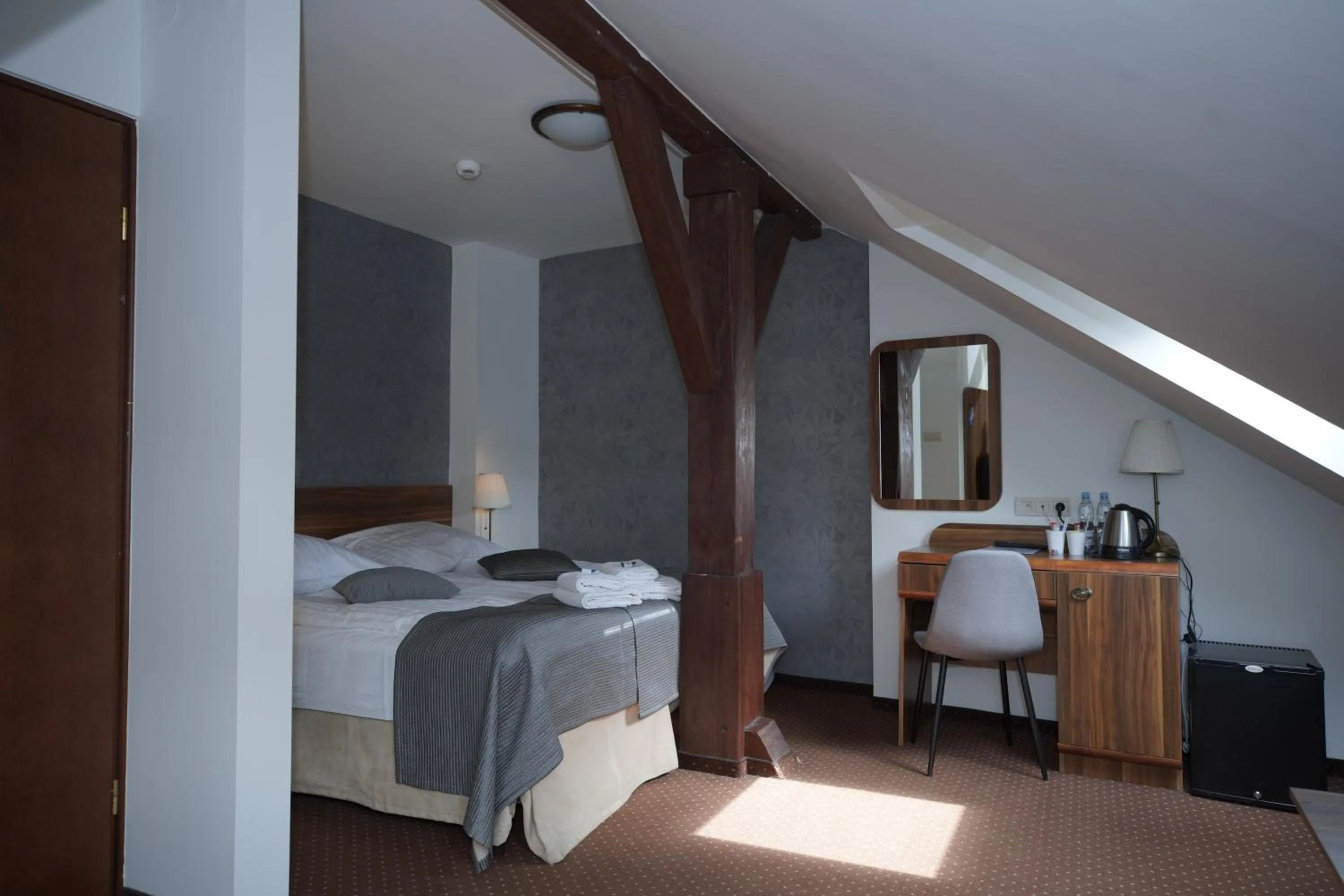 Bed in Hotel Wit Stwosz