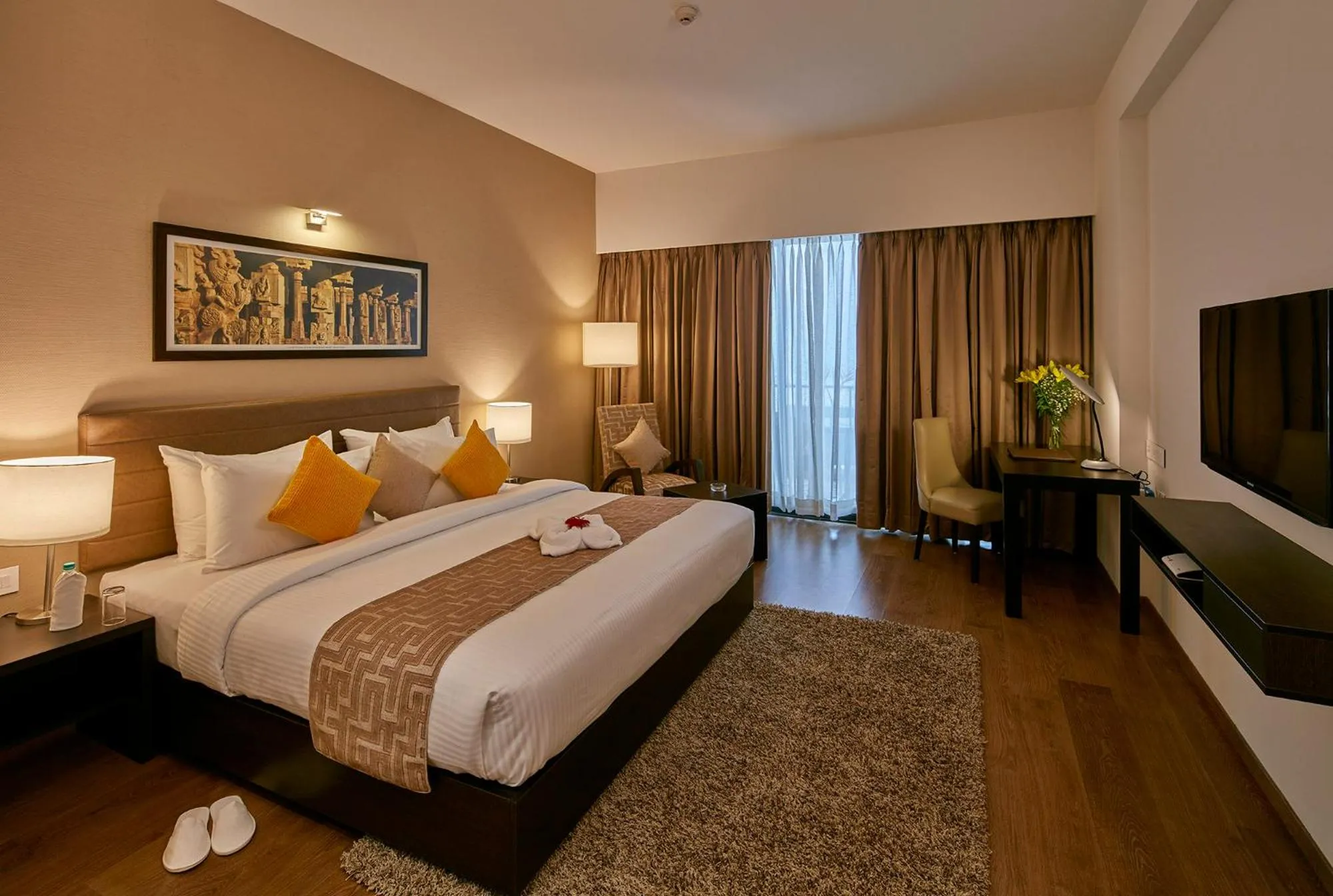 Bed in Signature Club Resort