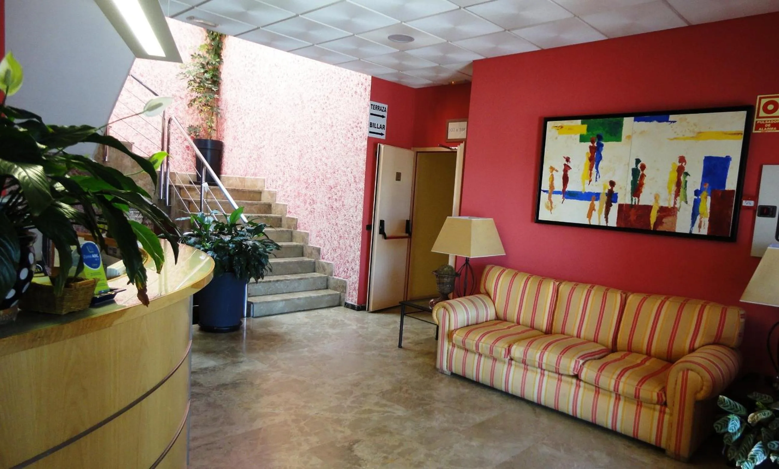 Lobby or reception in Hotel Mirador