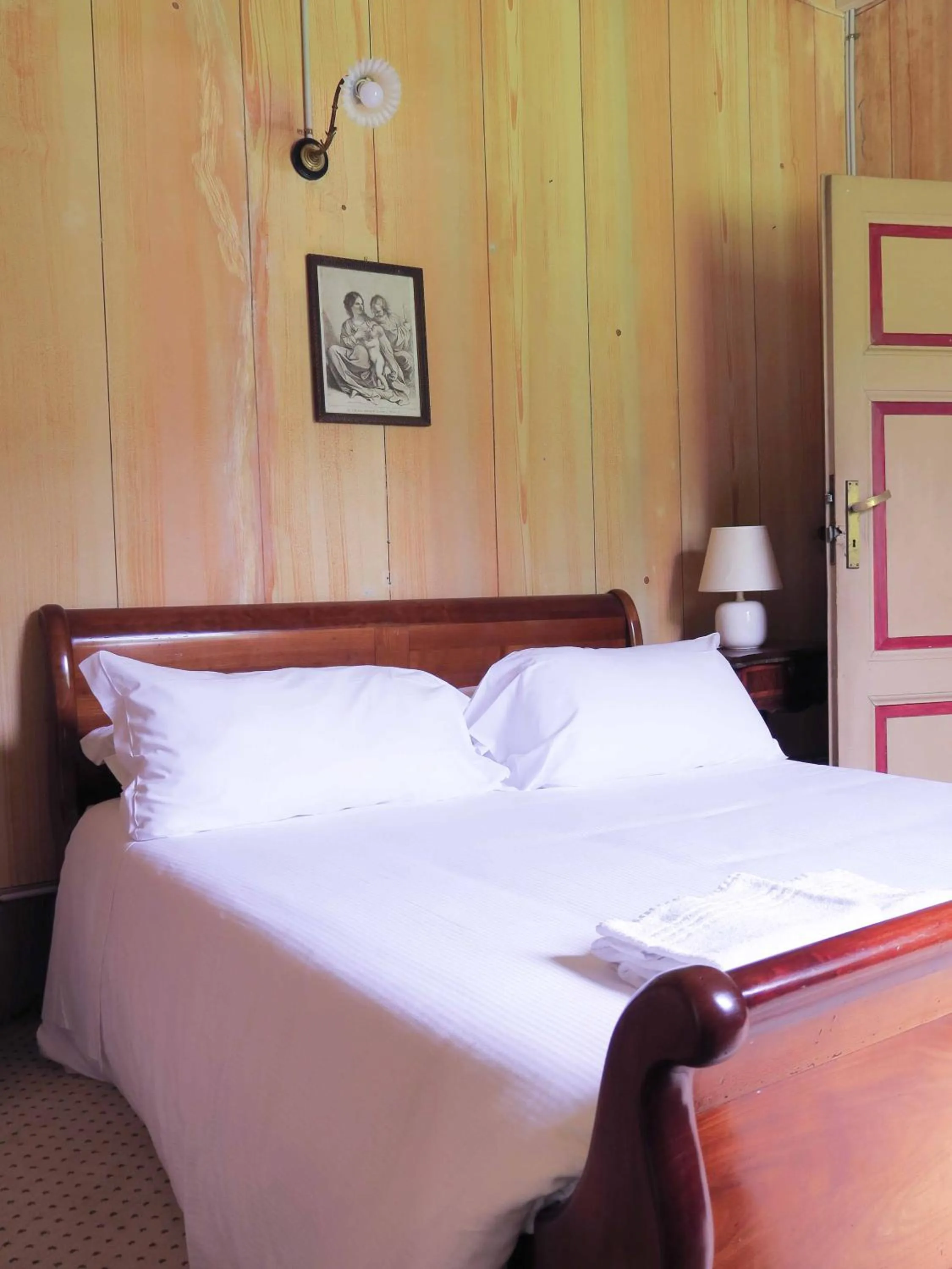 Bed in Hotel Villa Simplicitas