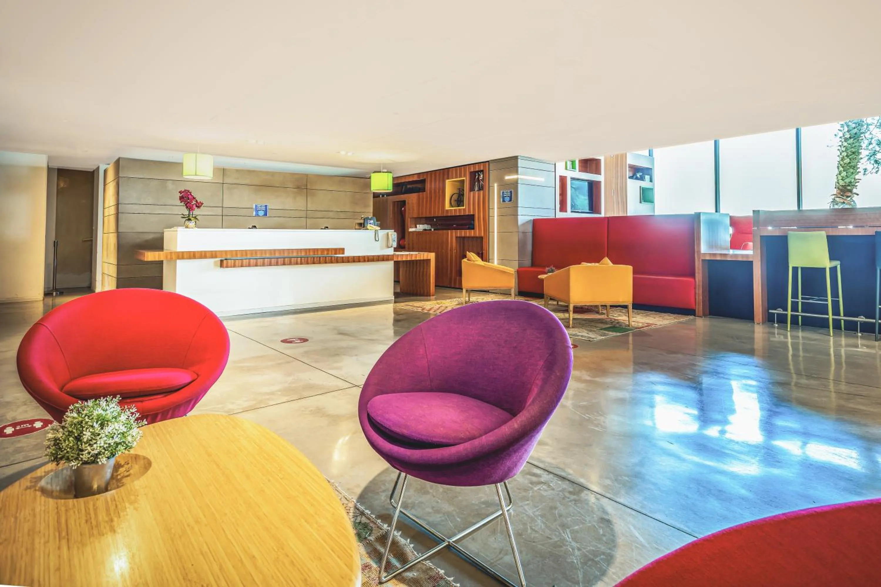 Seating area in Nof Hotel