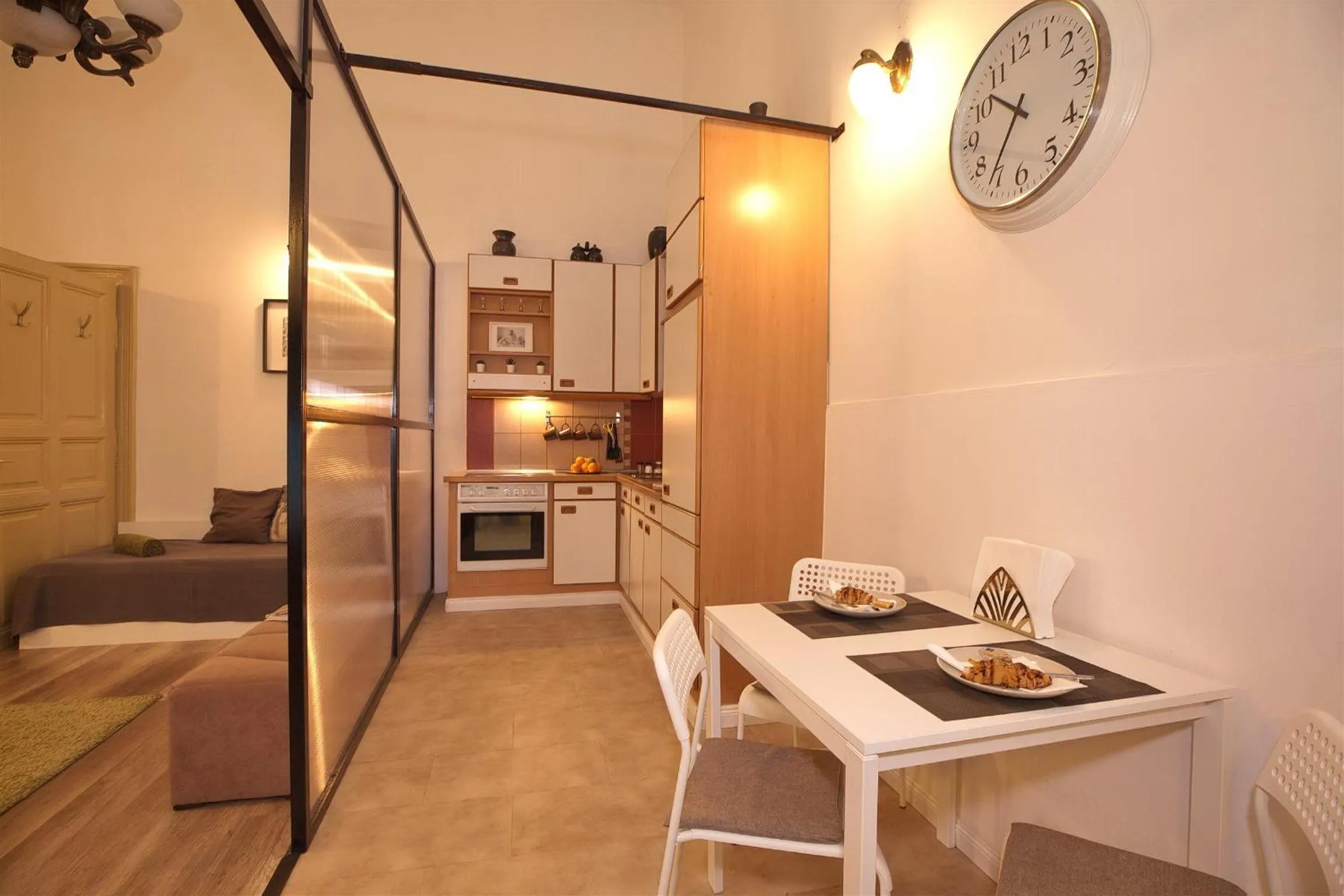 Kitchen or kitchenette in Kahwa Apartments