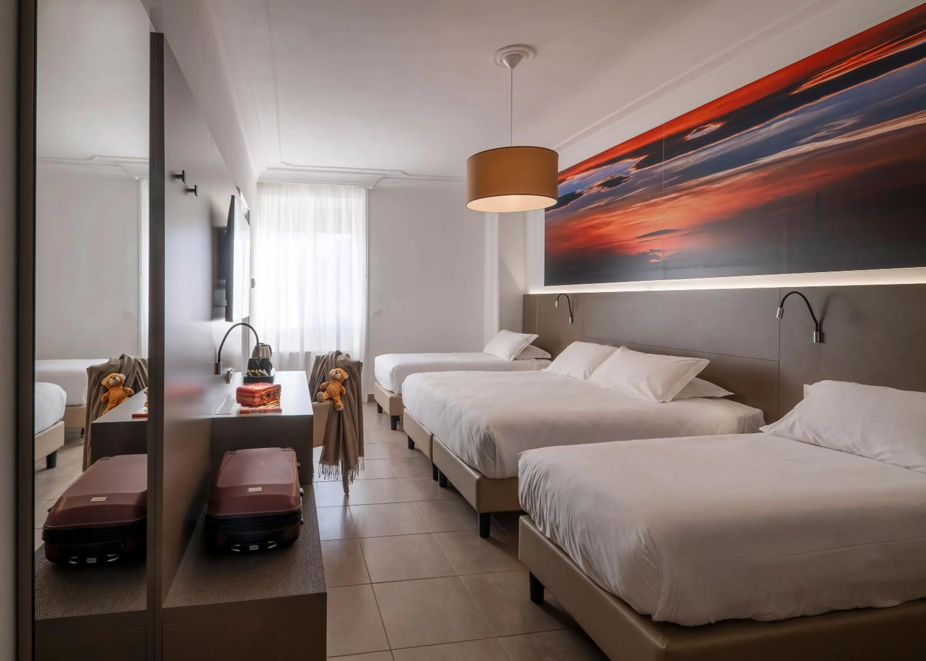 Bed in Hotel Delle Palme