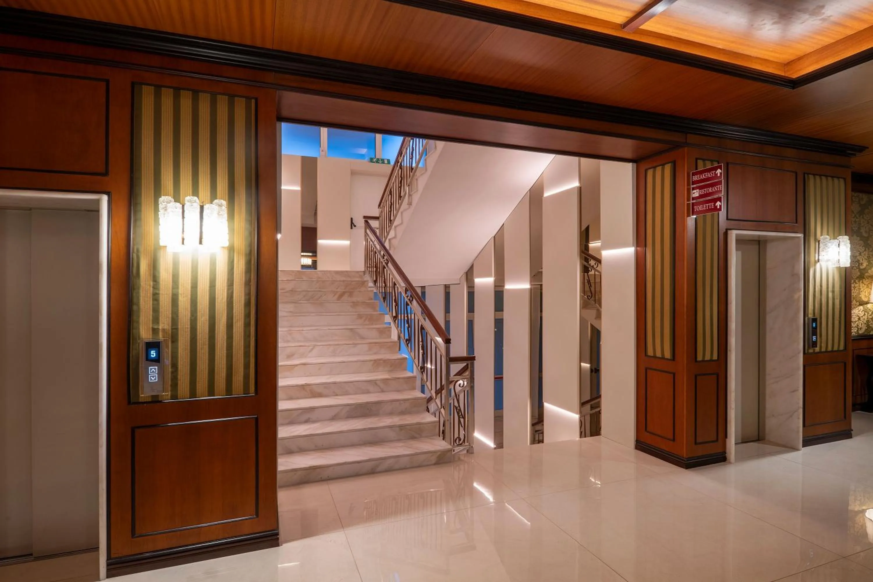 Lobby or reception in Hotel Delle Palme