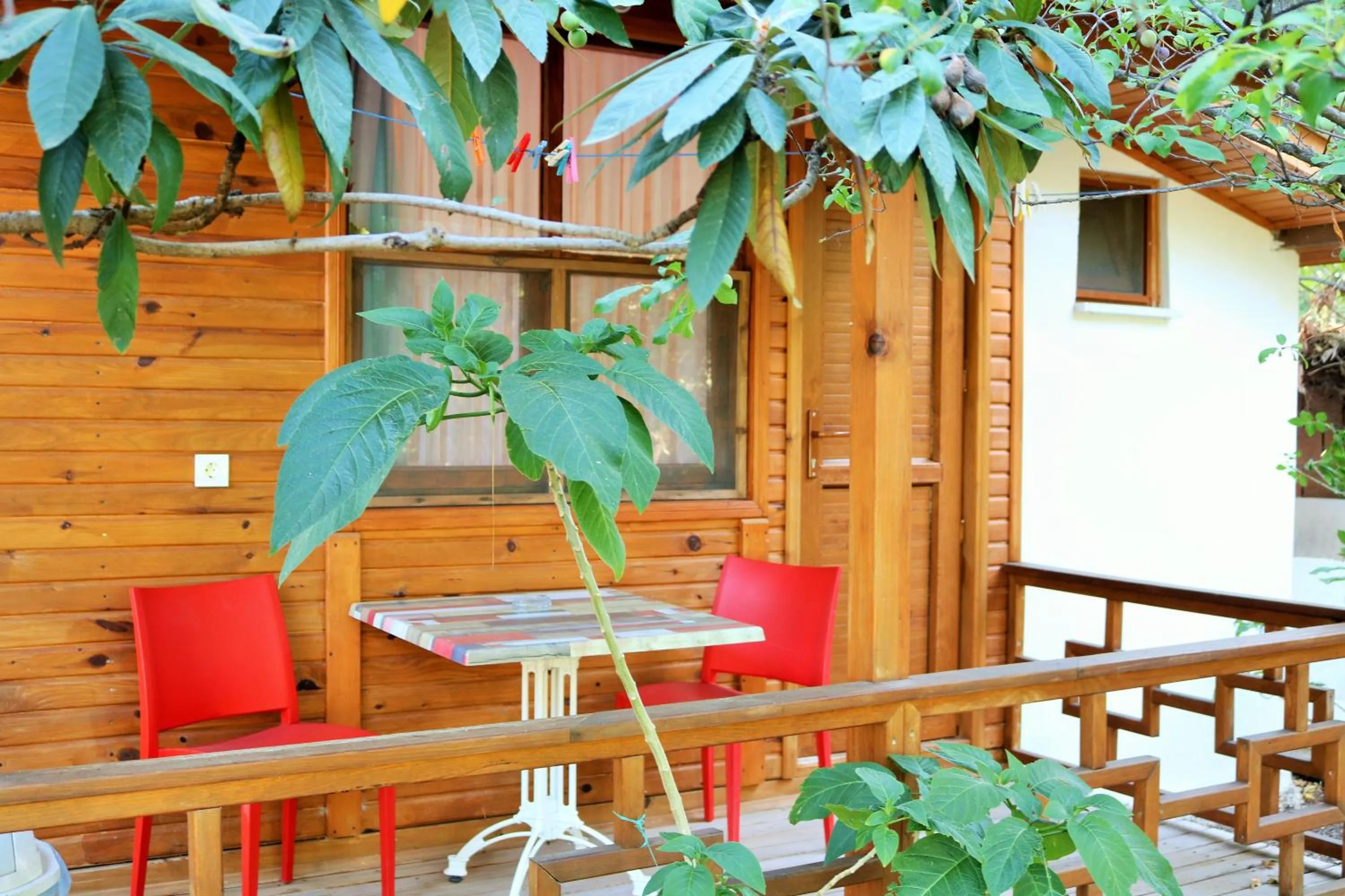 Patio in Simge Pension