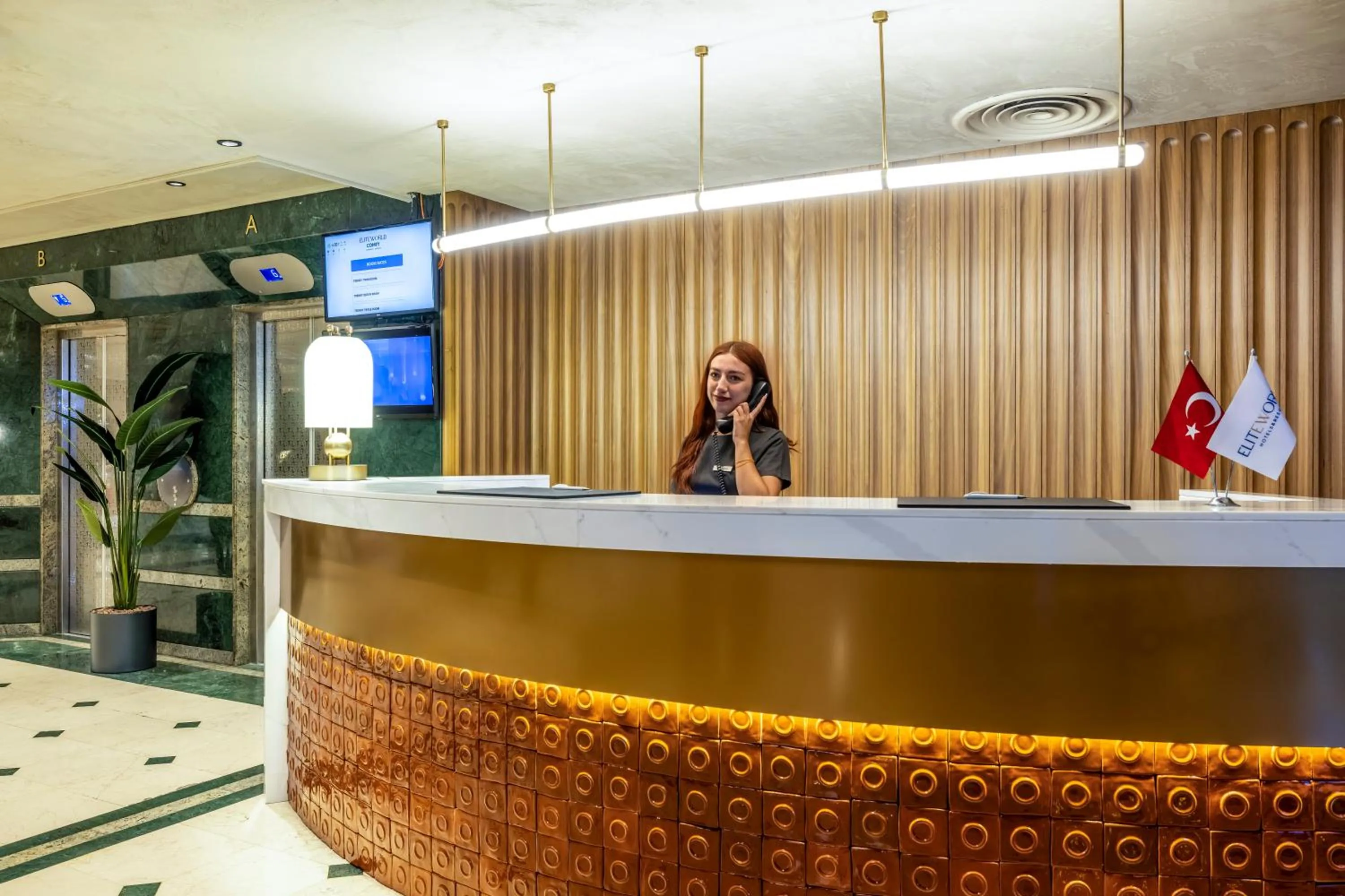 Lobby or reception in Elite World Comfy Istanbul Taksim