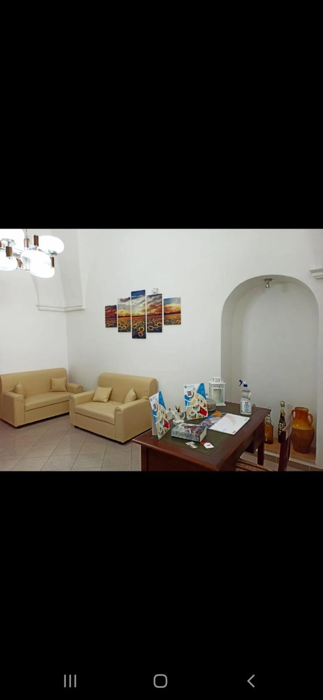 Seating area, Bed in B&B L'Antico Ortale