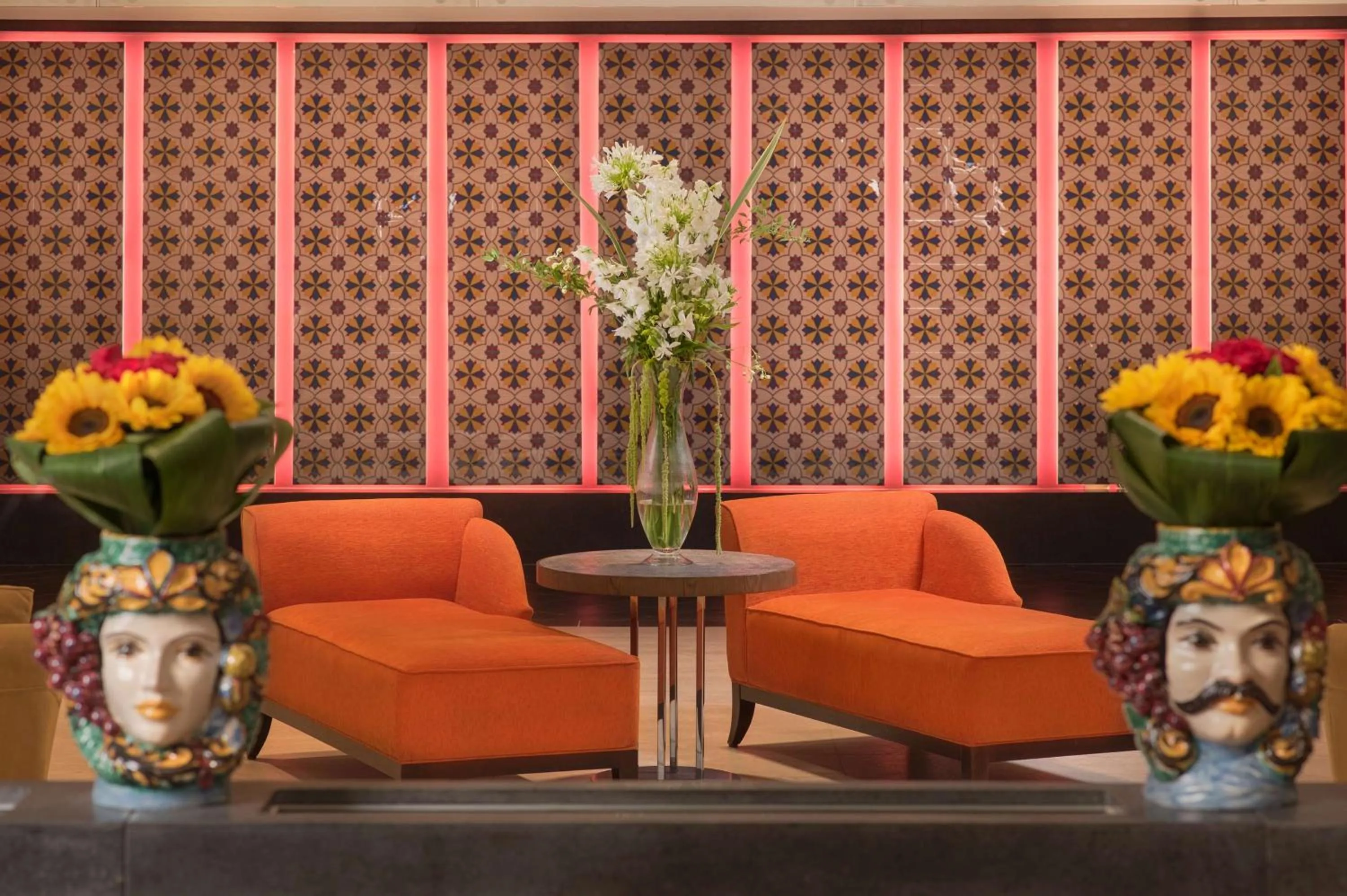 Lobby or reception in NH Collection Taormina