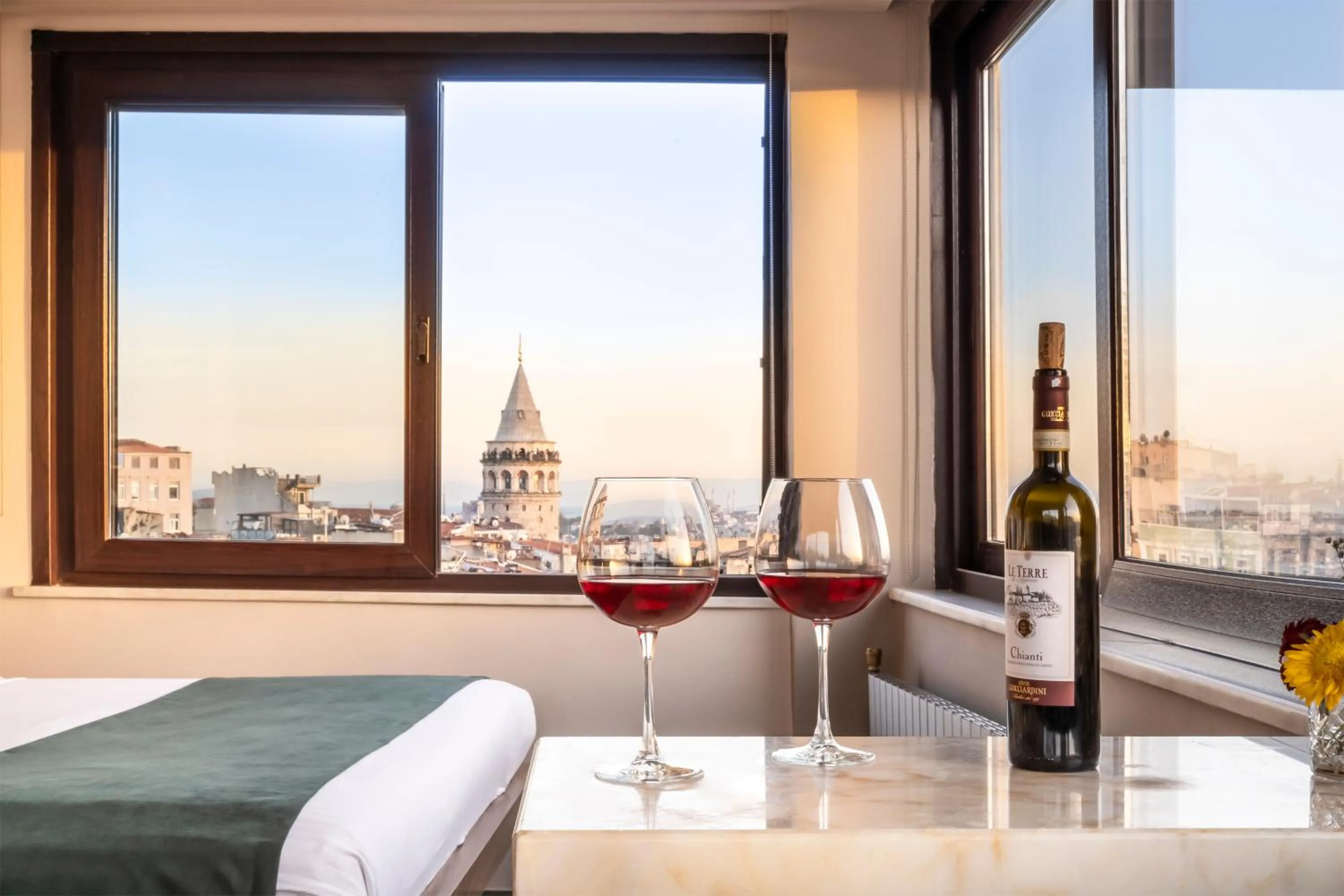 Bed in The Pera Hotel