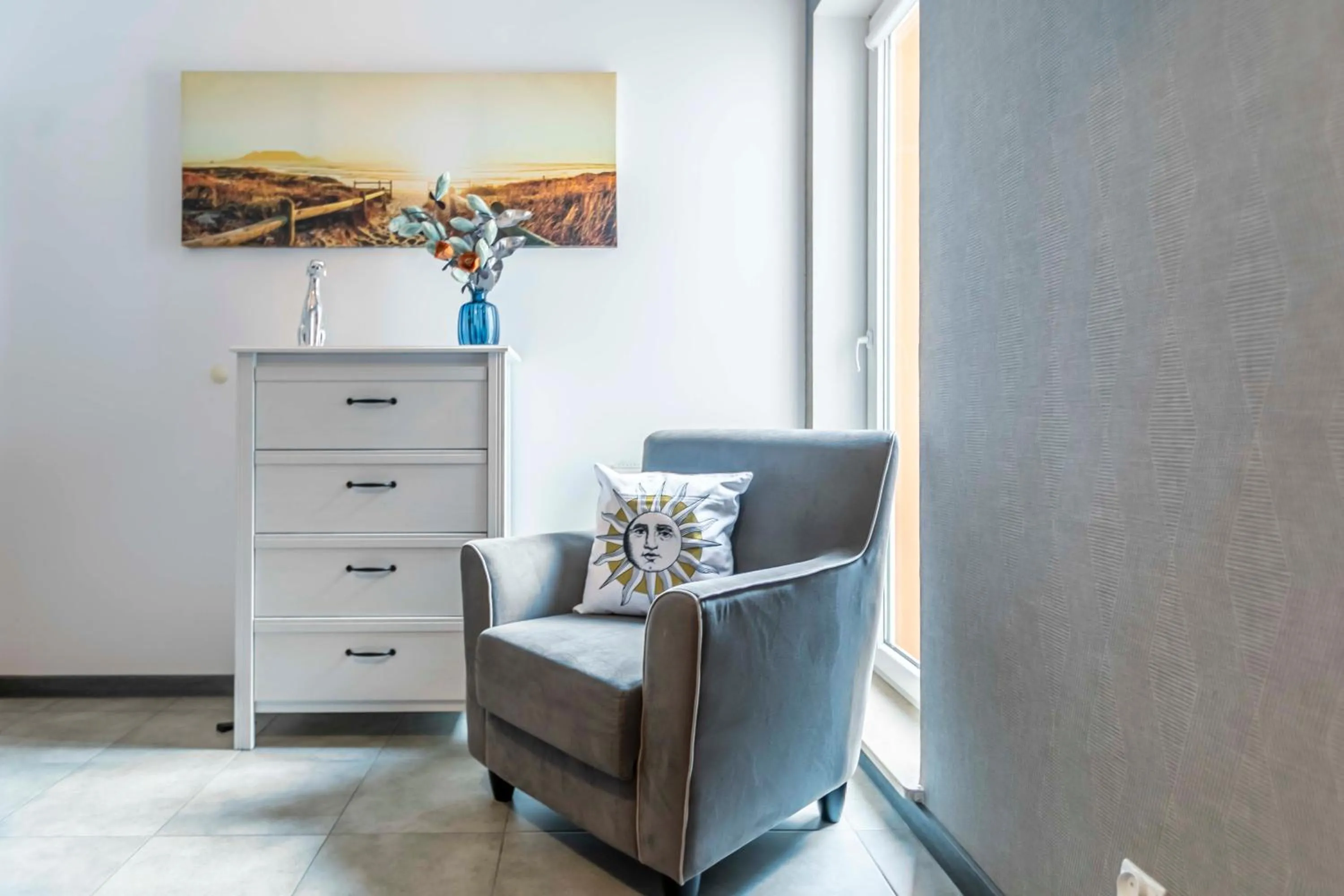 Apartament Riwiera dla 2 par i 2 dzieci, 300 m od plaży