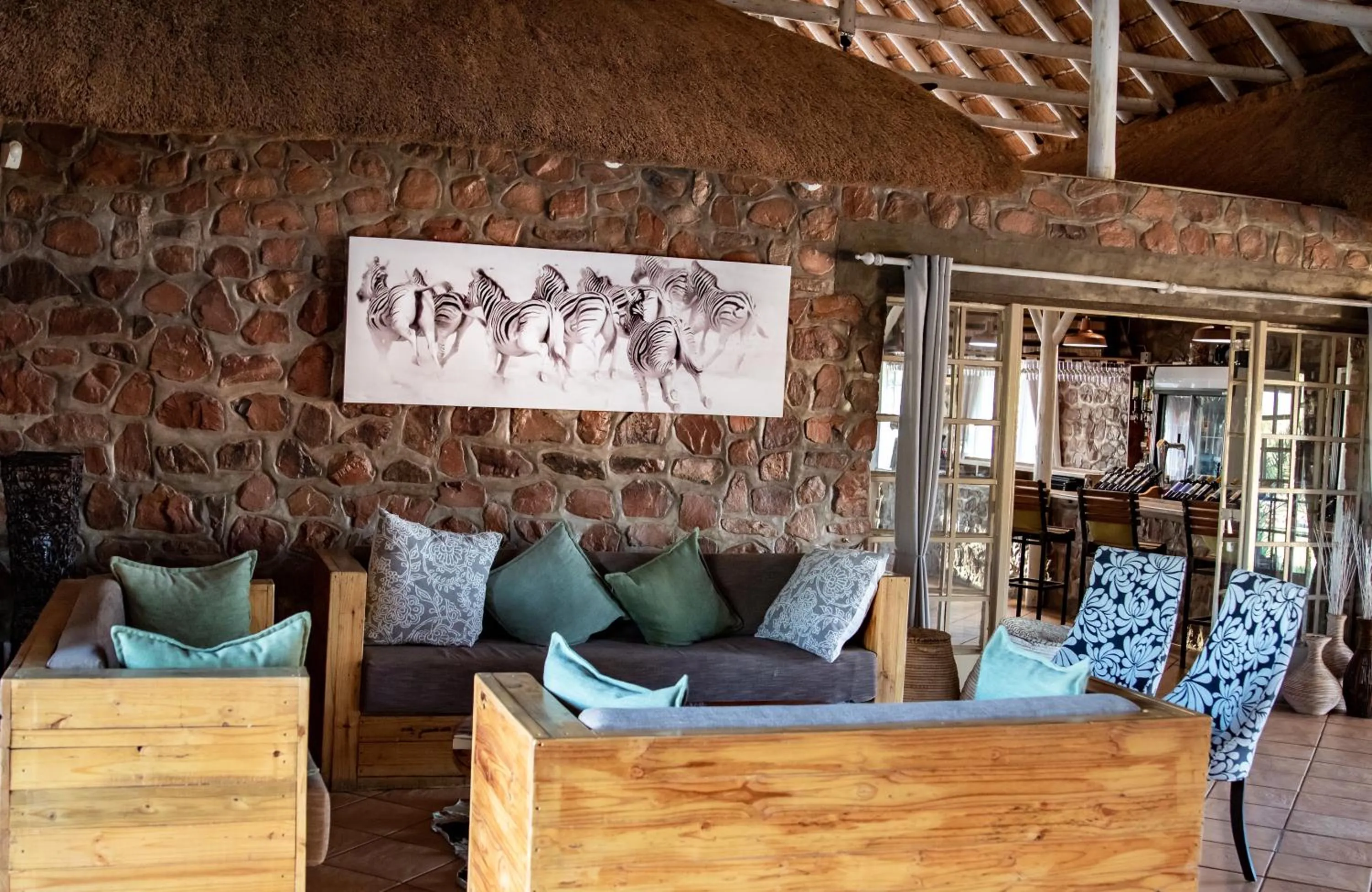 Seating area in Elegant Desert Lodge