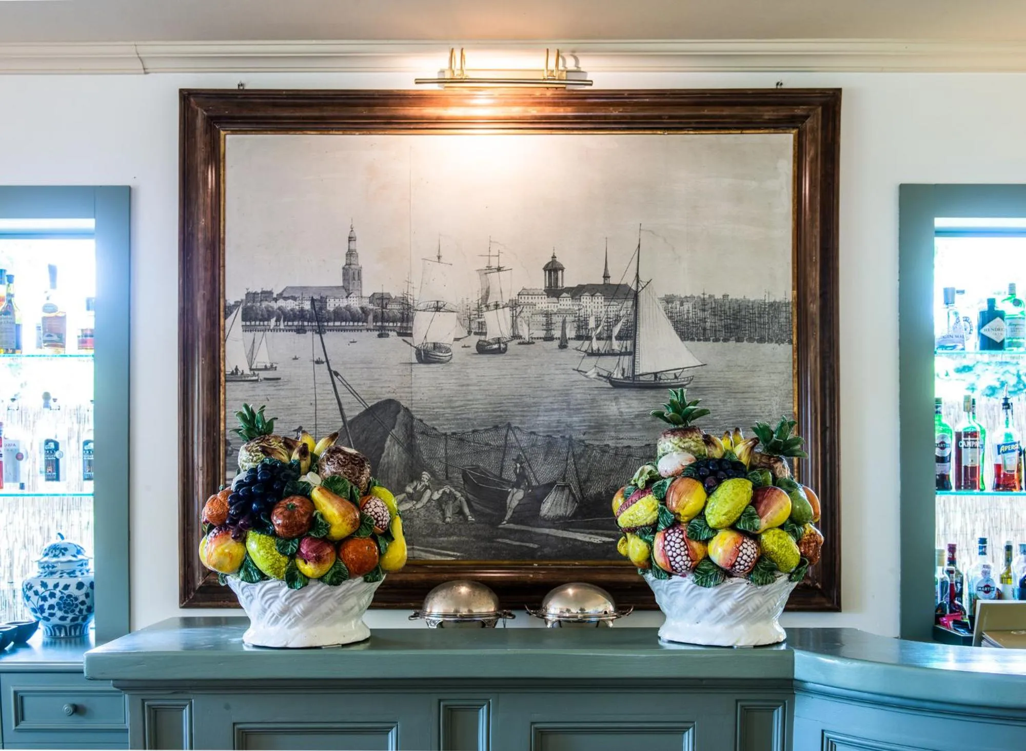 Decorative detail in Hotel Franceschi