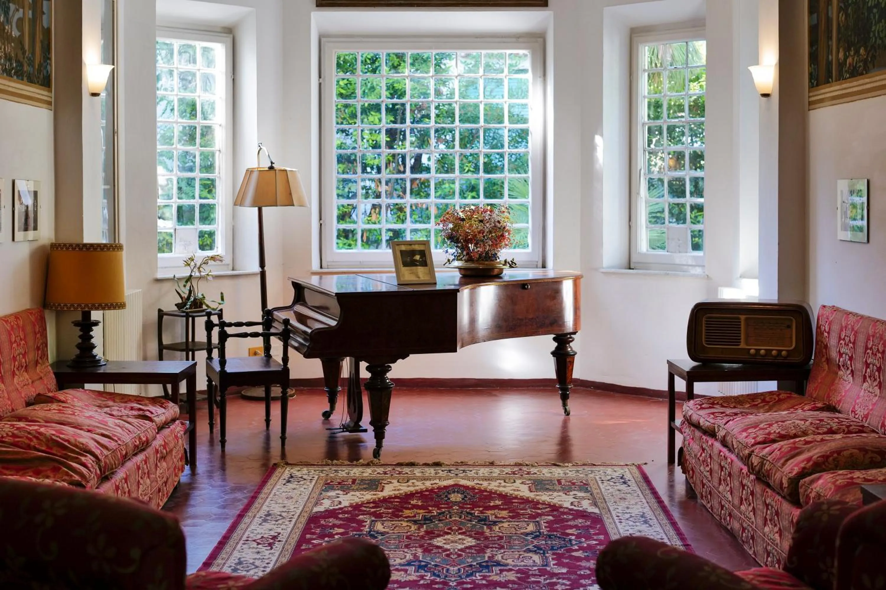 Seating area in Hotel Club i Pini - Residenza d'Epoca in Versilia