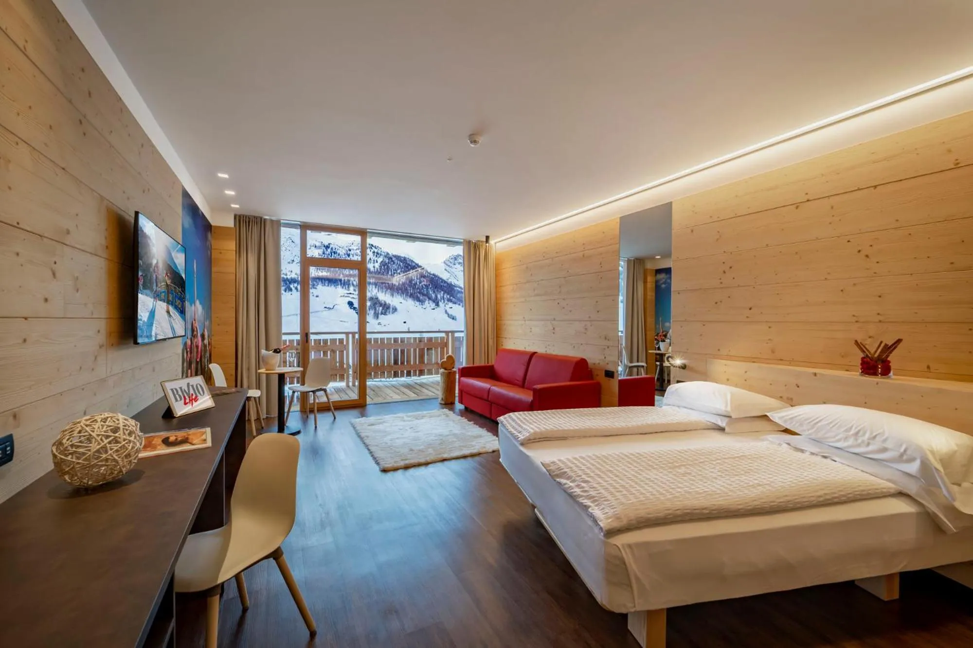 Bed in Alpen Resort Bivio