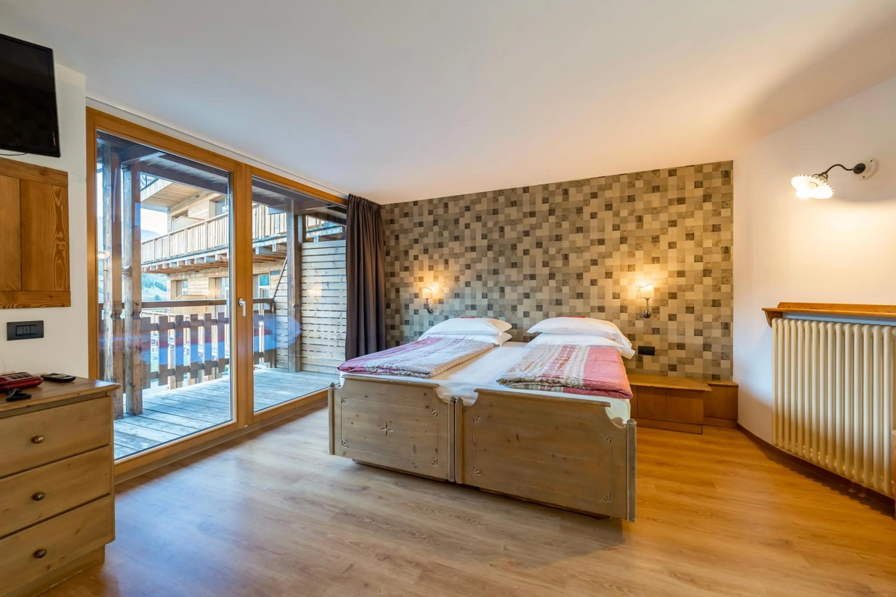 Bed in Alpen Resort Bivio