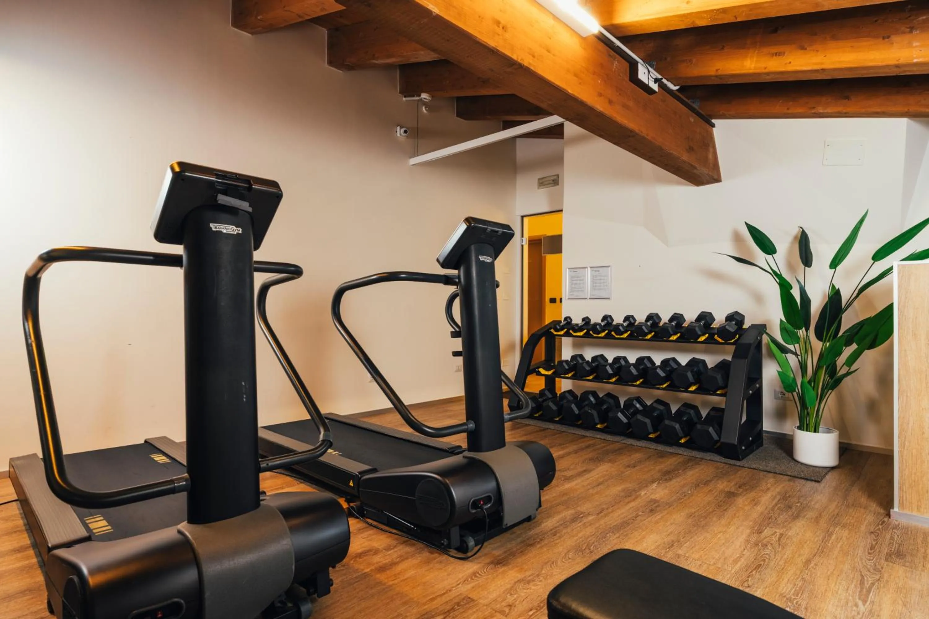 Fitness centre/facilities in Euro Hotel