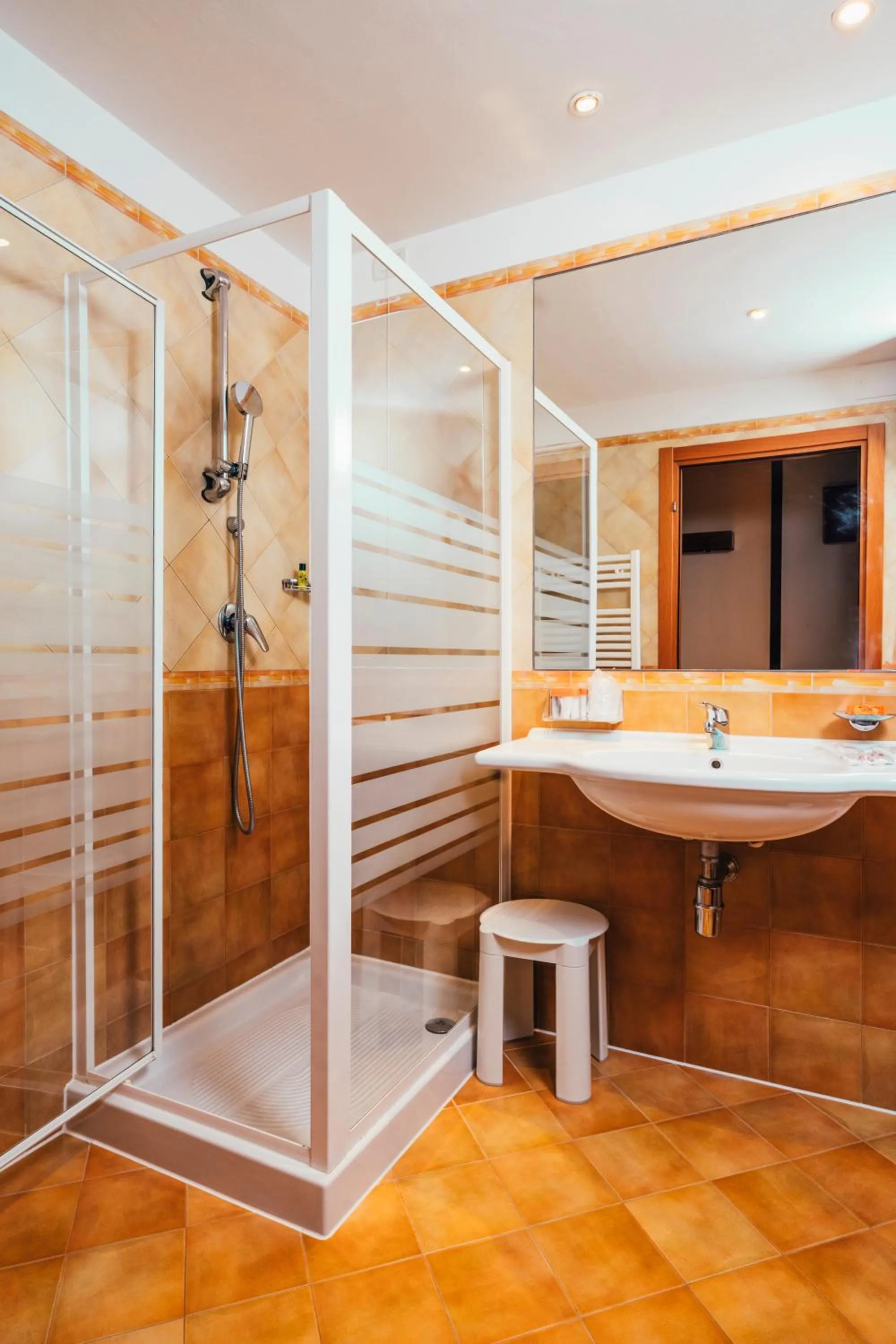 Shower in Euro Hotel