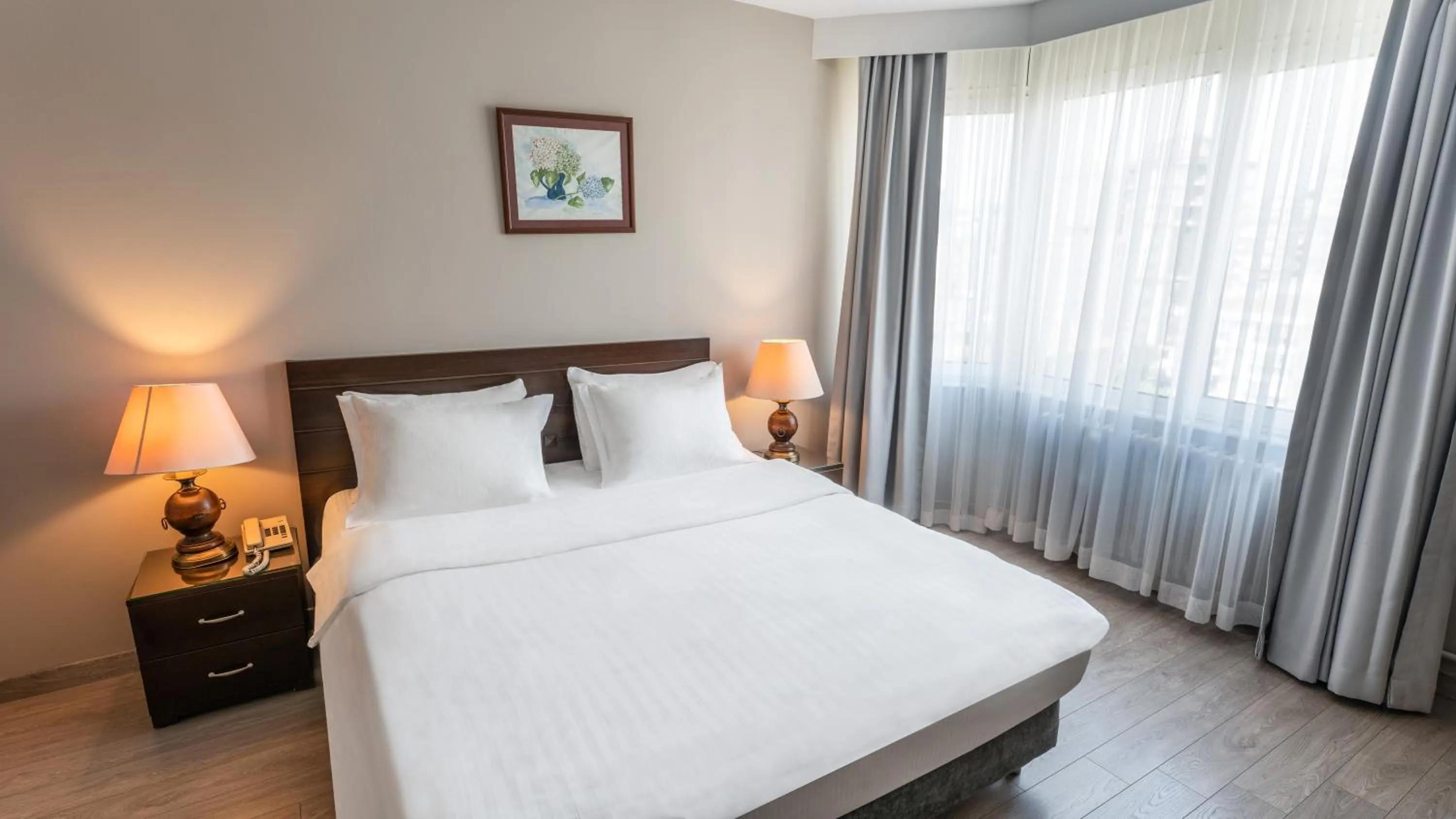 Bed in The Marmara Suadiye Residence