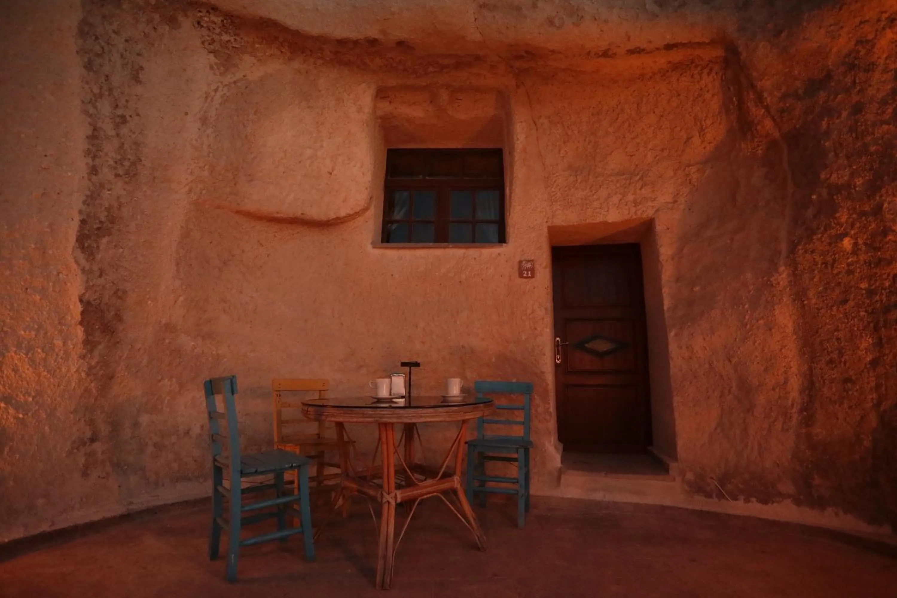 Patio in Asteria Cave Hotel
