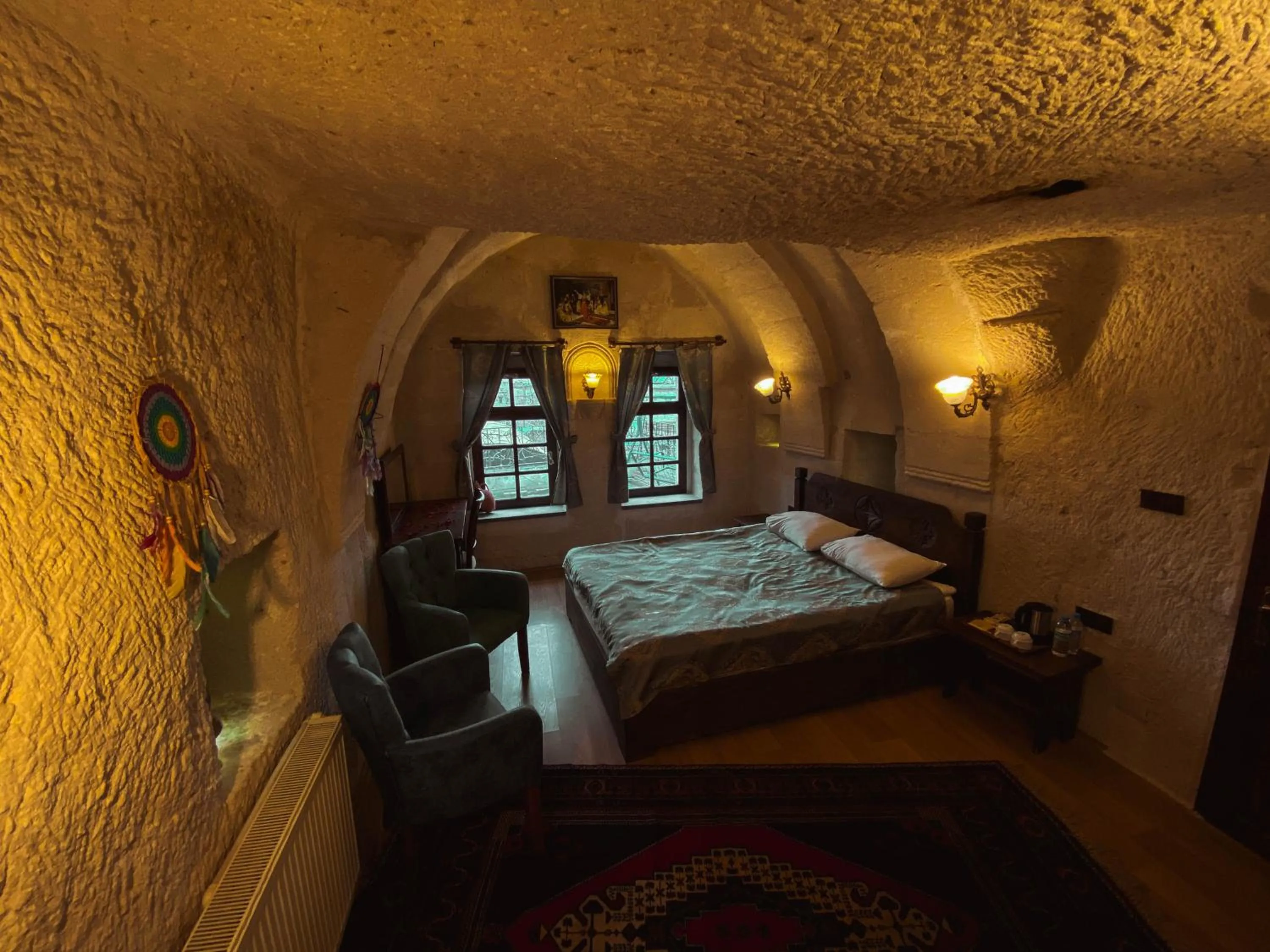 Bedroom, Bed in Asteria Cave Hotel