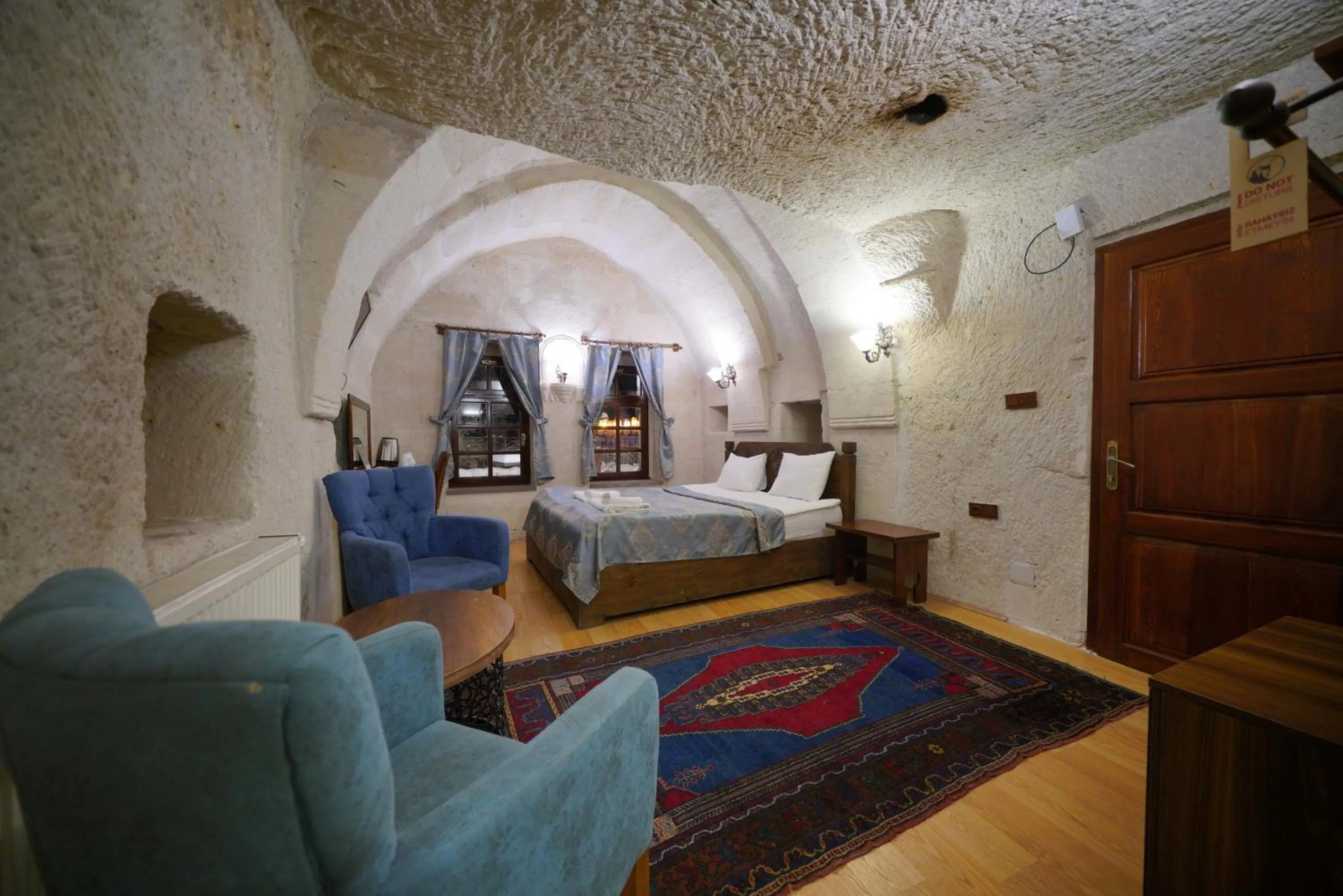 Photo of the whole room, Bed in Asteria Cave Hotel