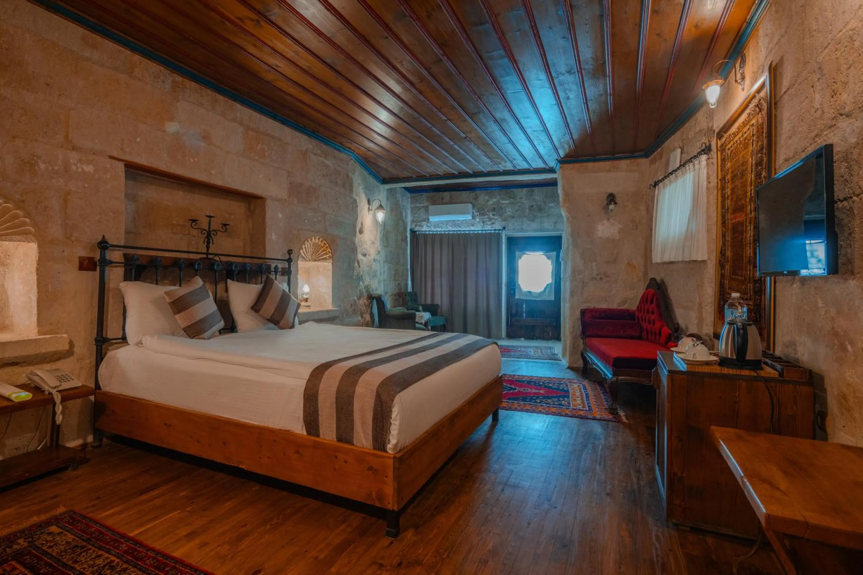 Bedroom, Bed in Aydinli Cave Hotel