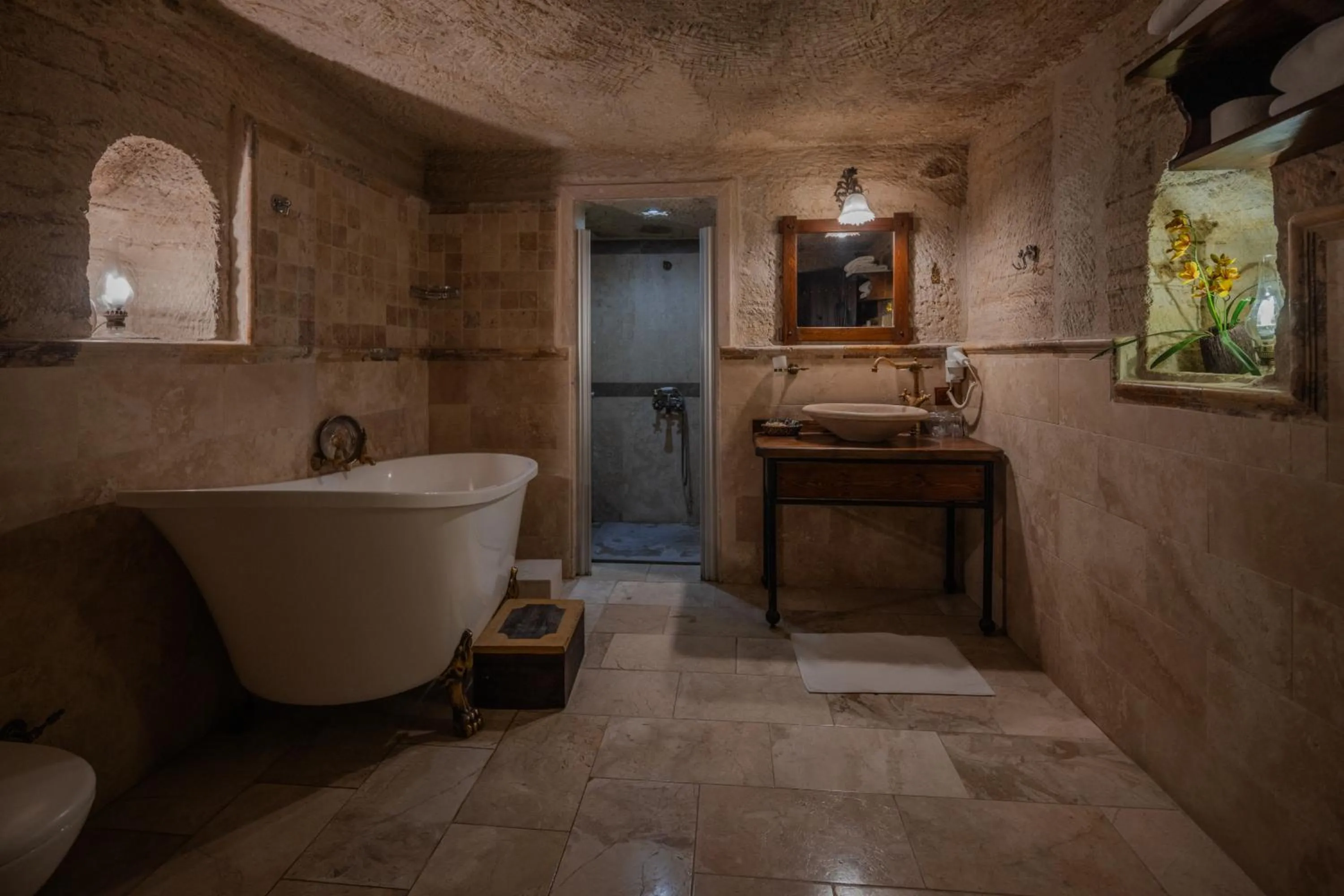 Bathroom in Aydinli Cave Hotel