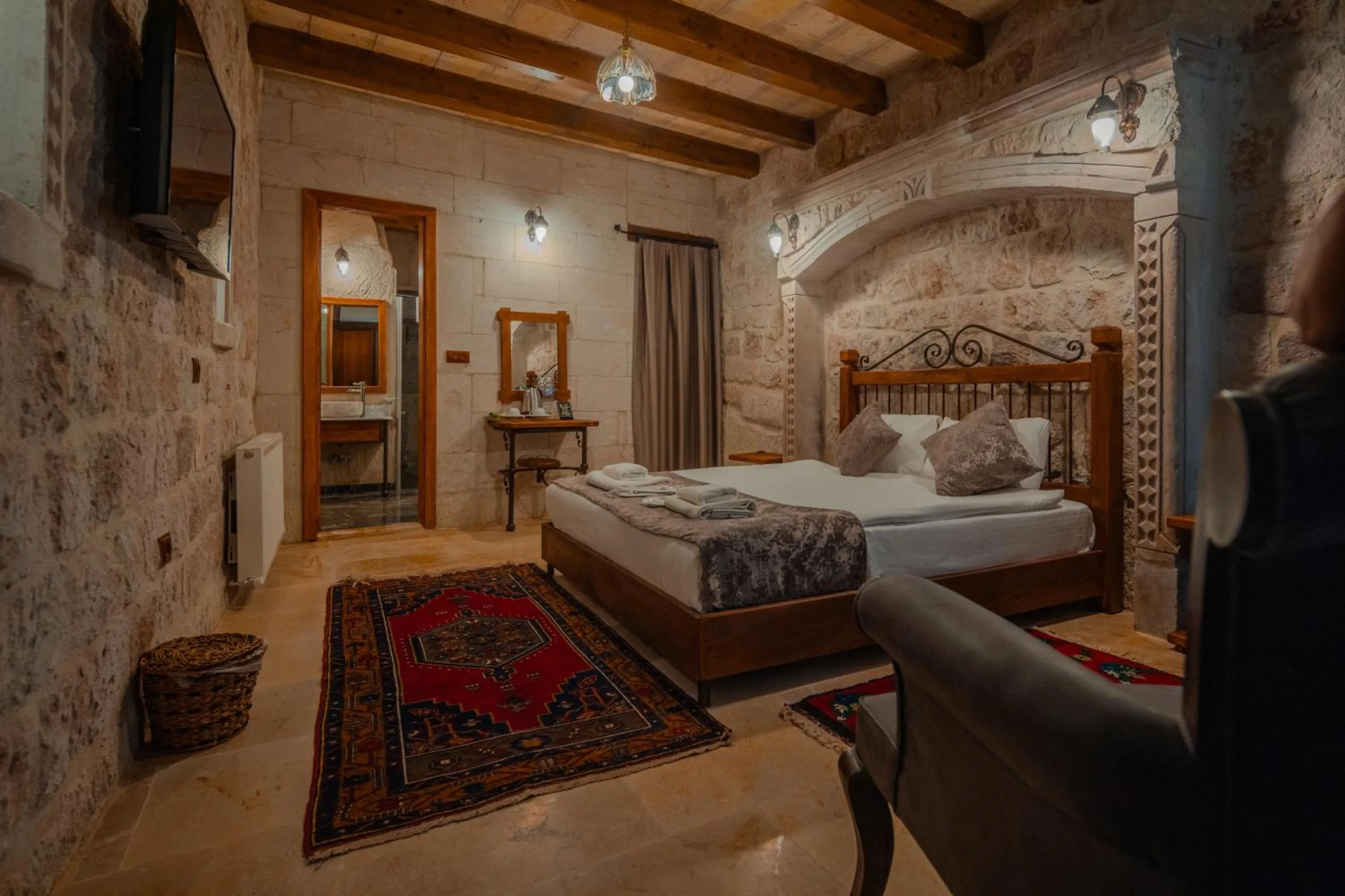 Bedroom, Bed in Aydinli Cave Hotel