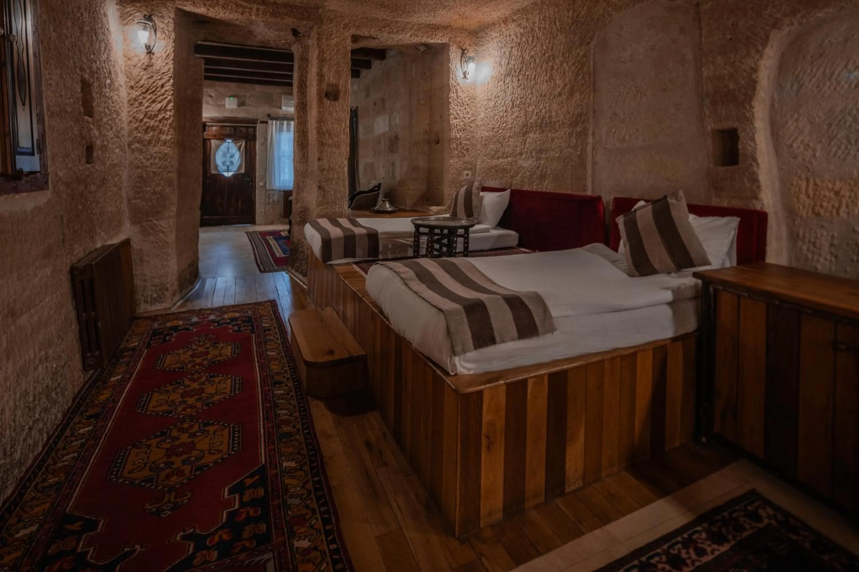 Bed in Aydinli Cave Hotel