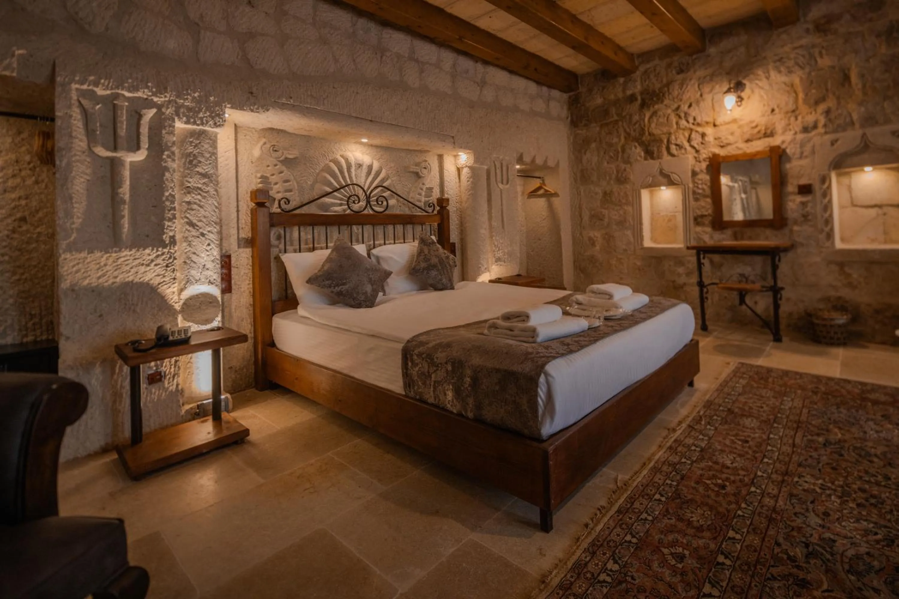 Bedroom, Bed in Aydinli Cave Hotel