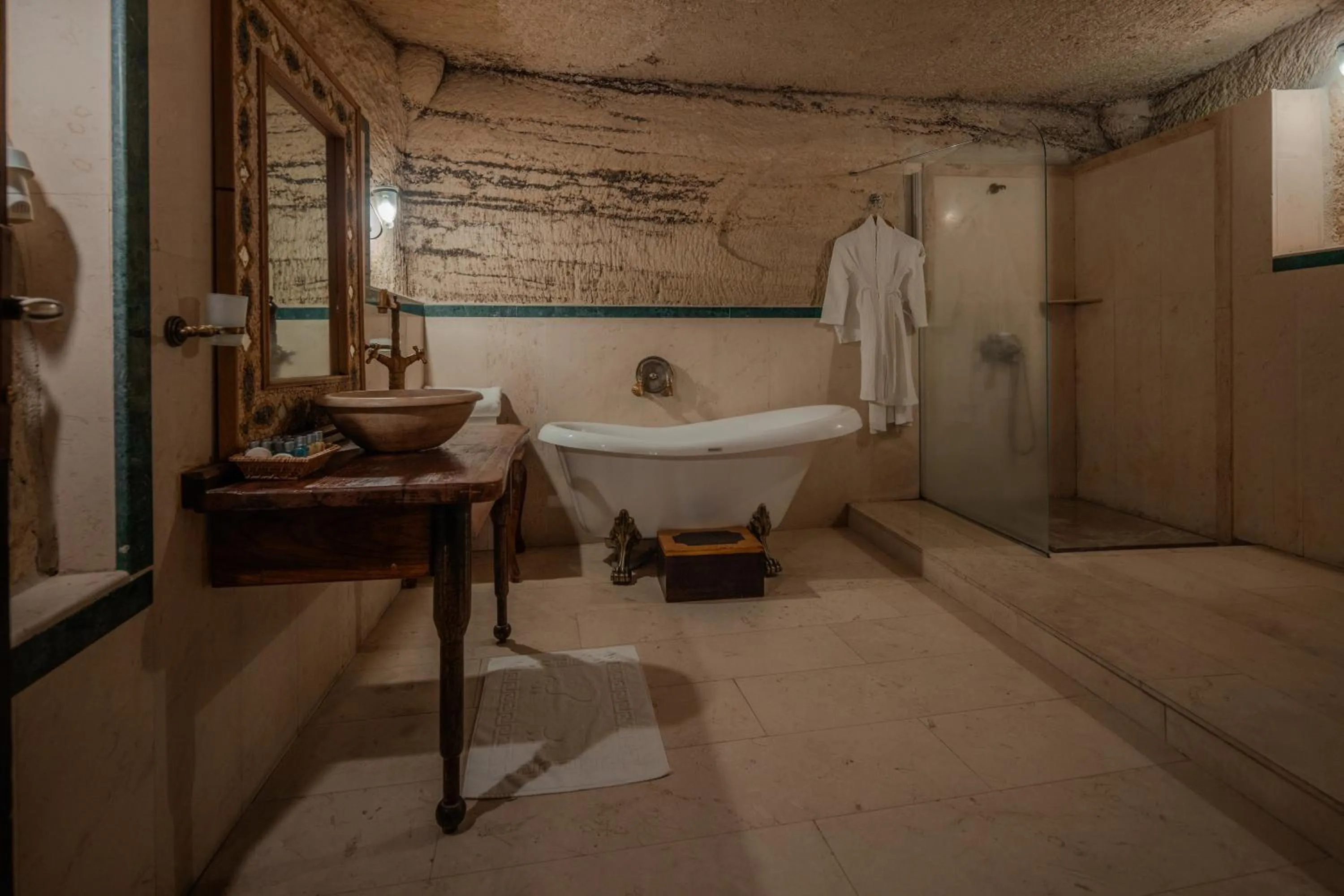 Bathroom in Aydinli Cave Hotel