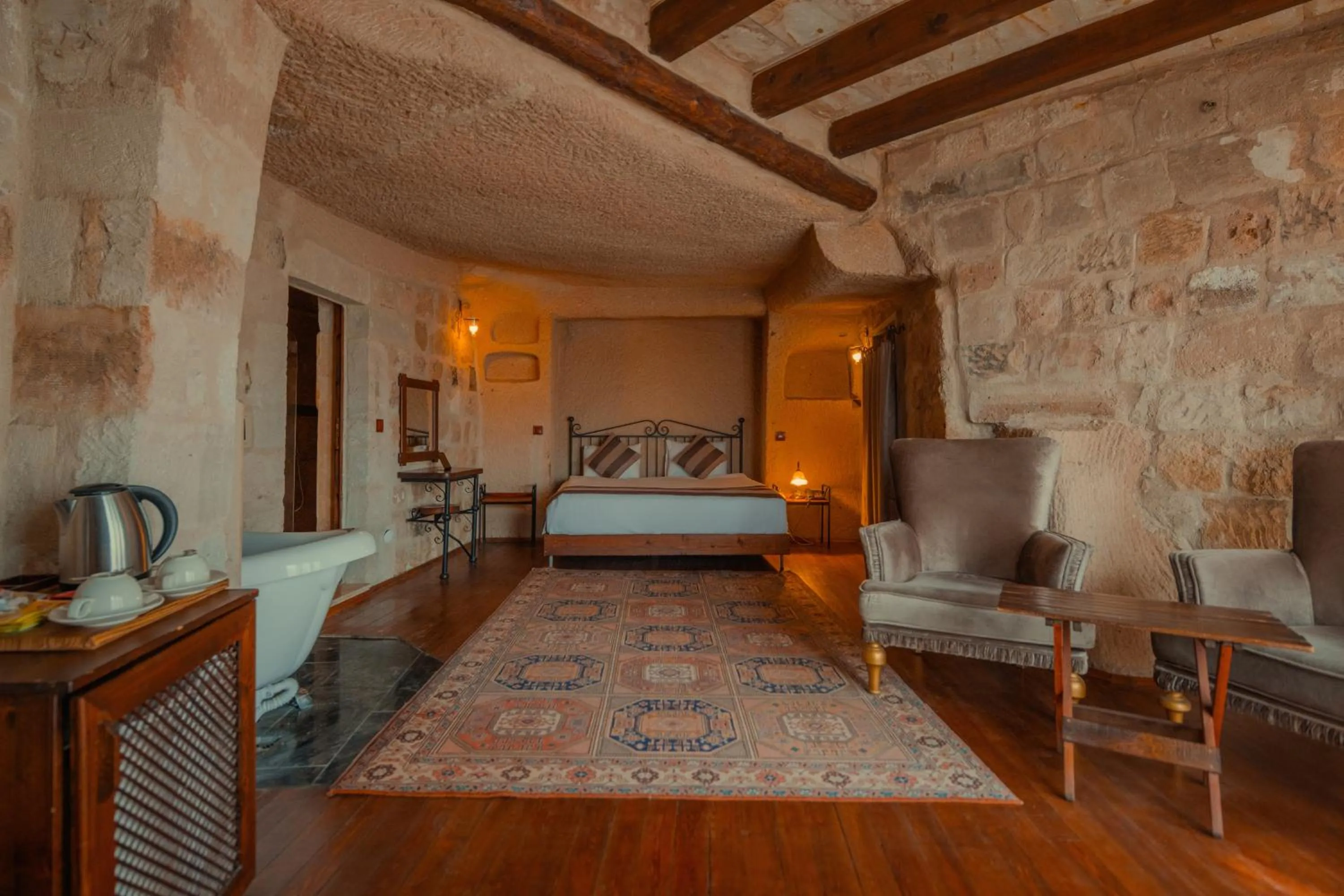 Bedroom, Bed in Aydinli Cave Hotel