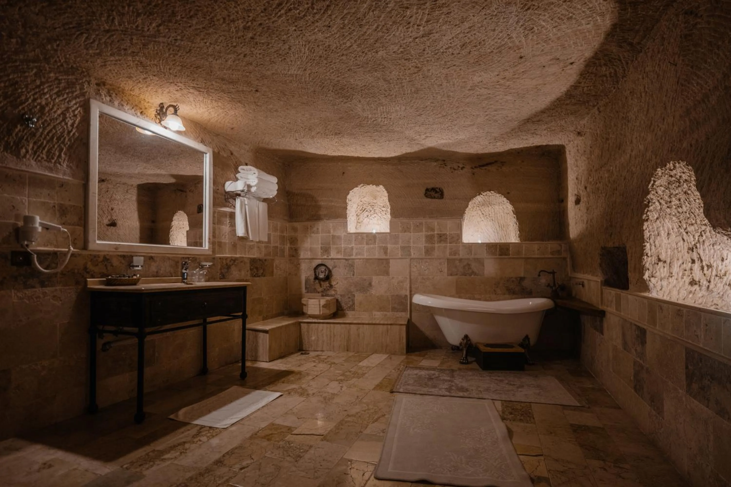 Toilet in Aydinli Cave Hotel