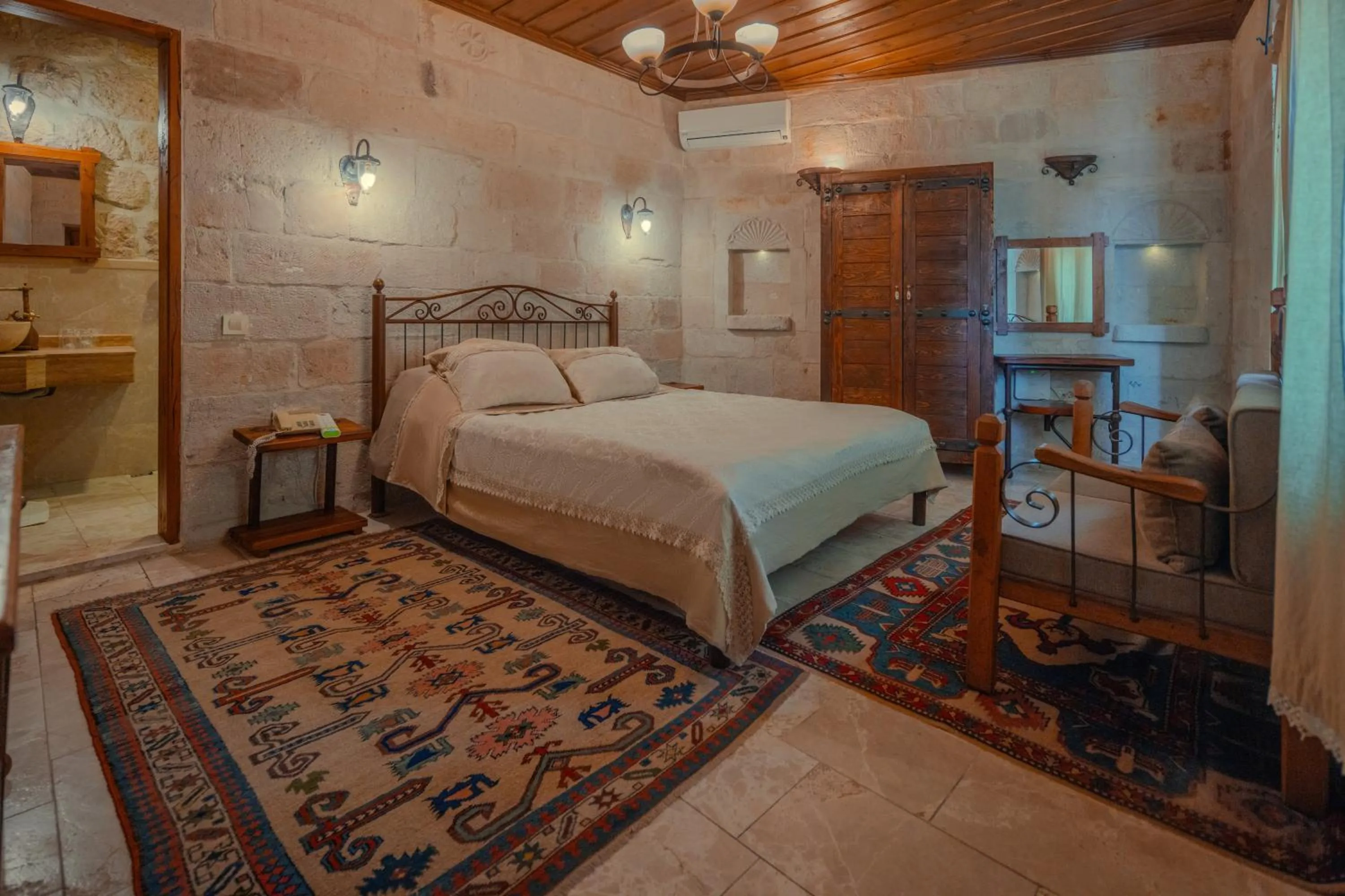 Bedroom, Bed in Aydinli Cave Hotel
