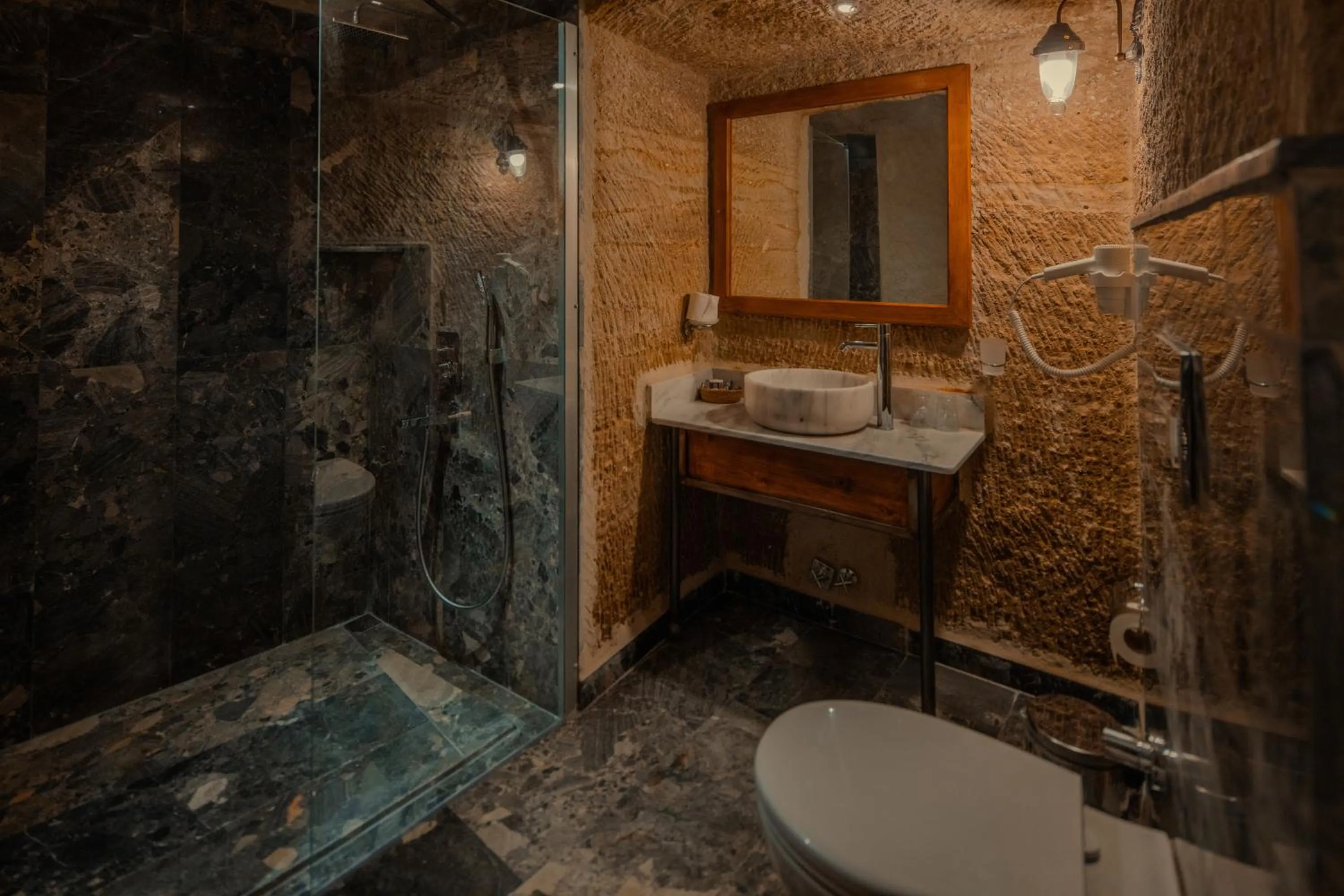 Bathroom in Aydinli Cave Hotel