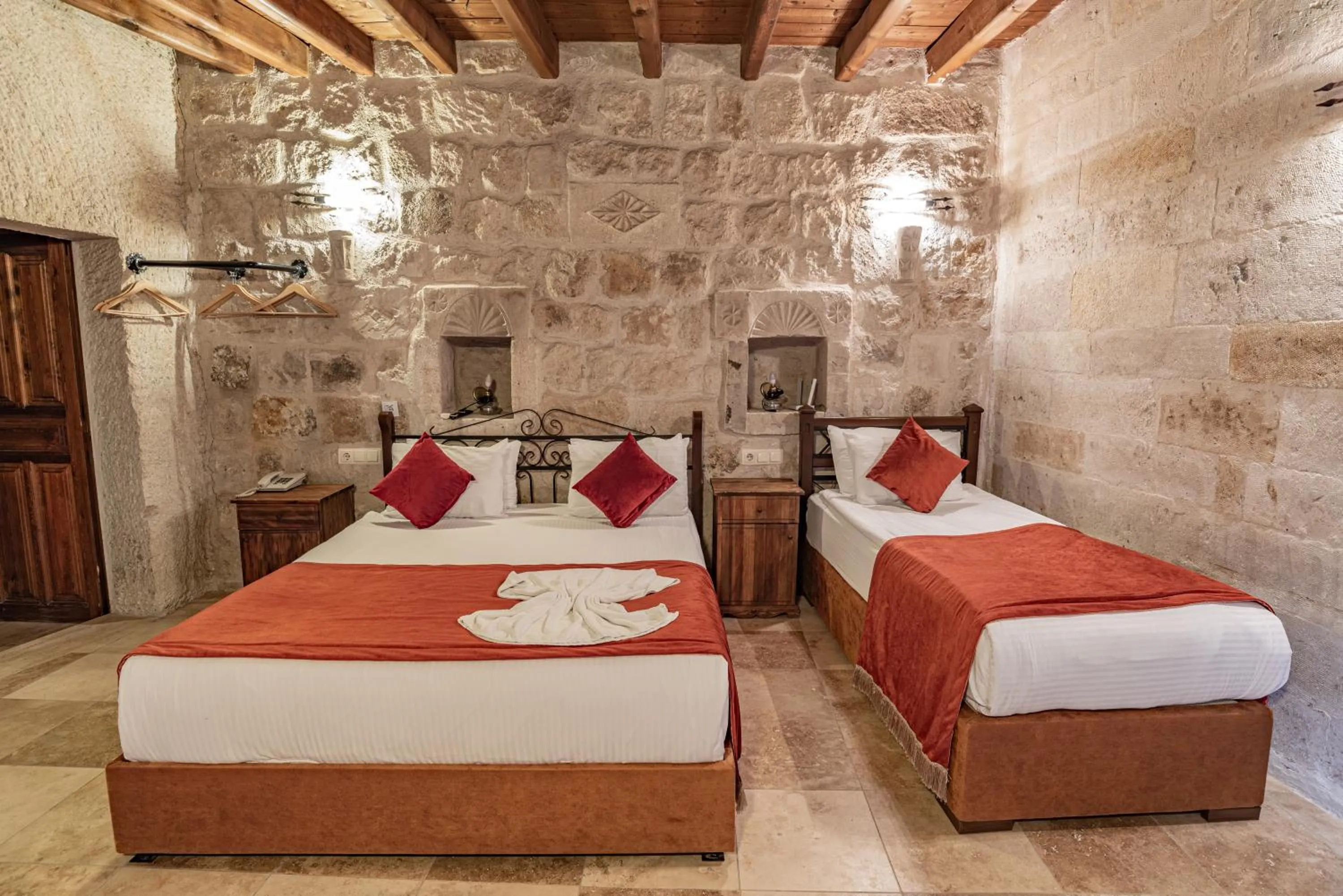 Bed in Dervish Cave House & Restaurant
